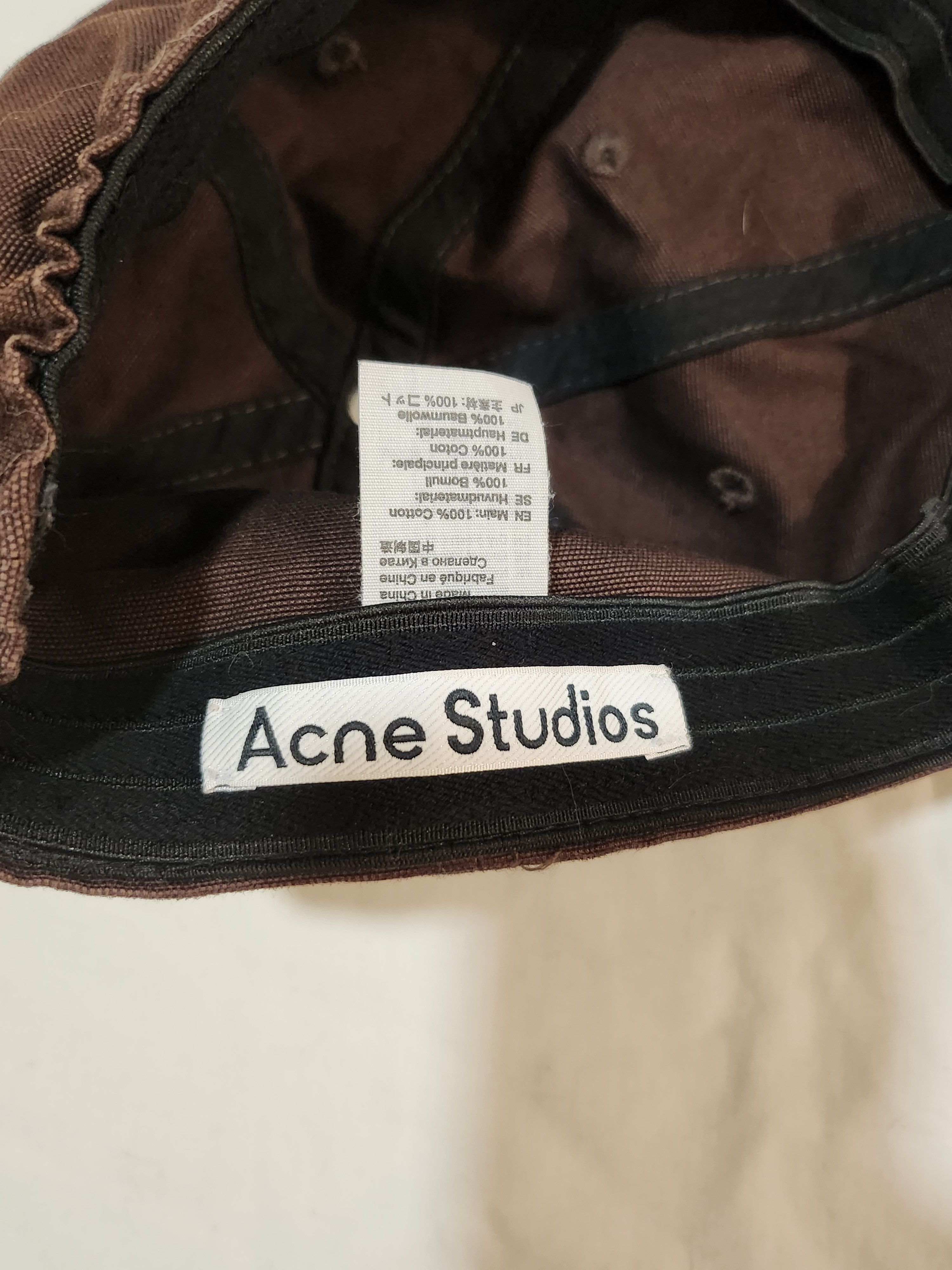 Acne Studios Rare Acne FN-UX-HATS000054 Size ONE SIZE - 4 Thumbnail