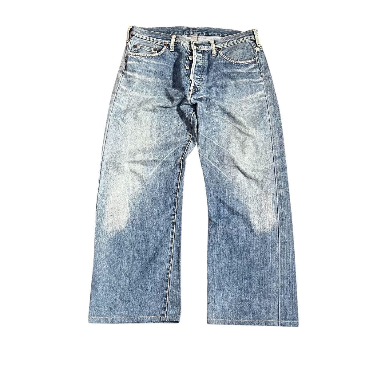 Yohji Yamamoto *FINAL DROP* Yohji yamamoto contrast straight selvedge jeans Size US 32 / EU 48 - 1 Thumbnail