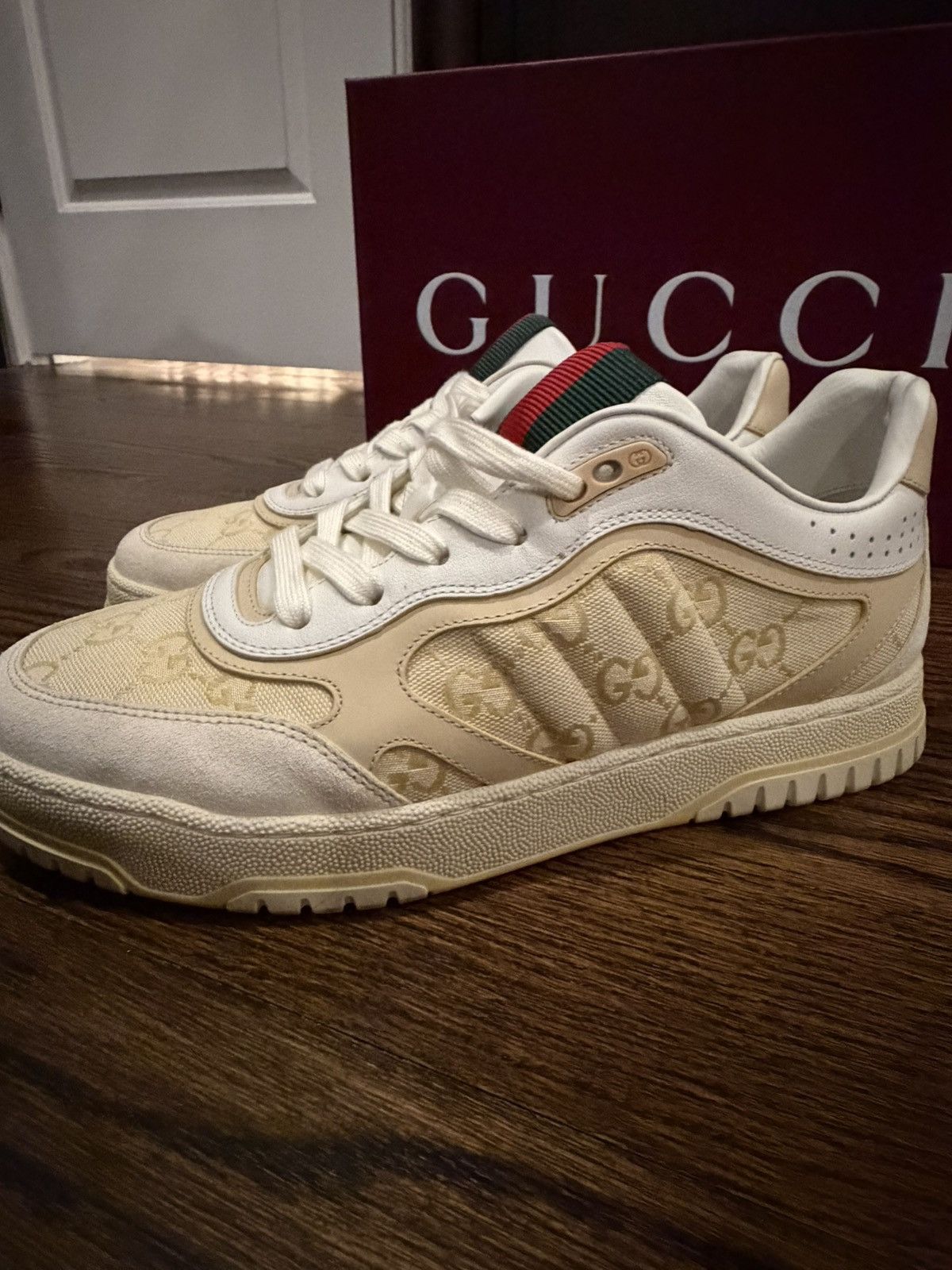 Gucci Gucci Canvas Re-Web sneakers Size US 7.5 / EU 40-41 - 5 Thumbnail