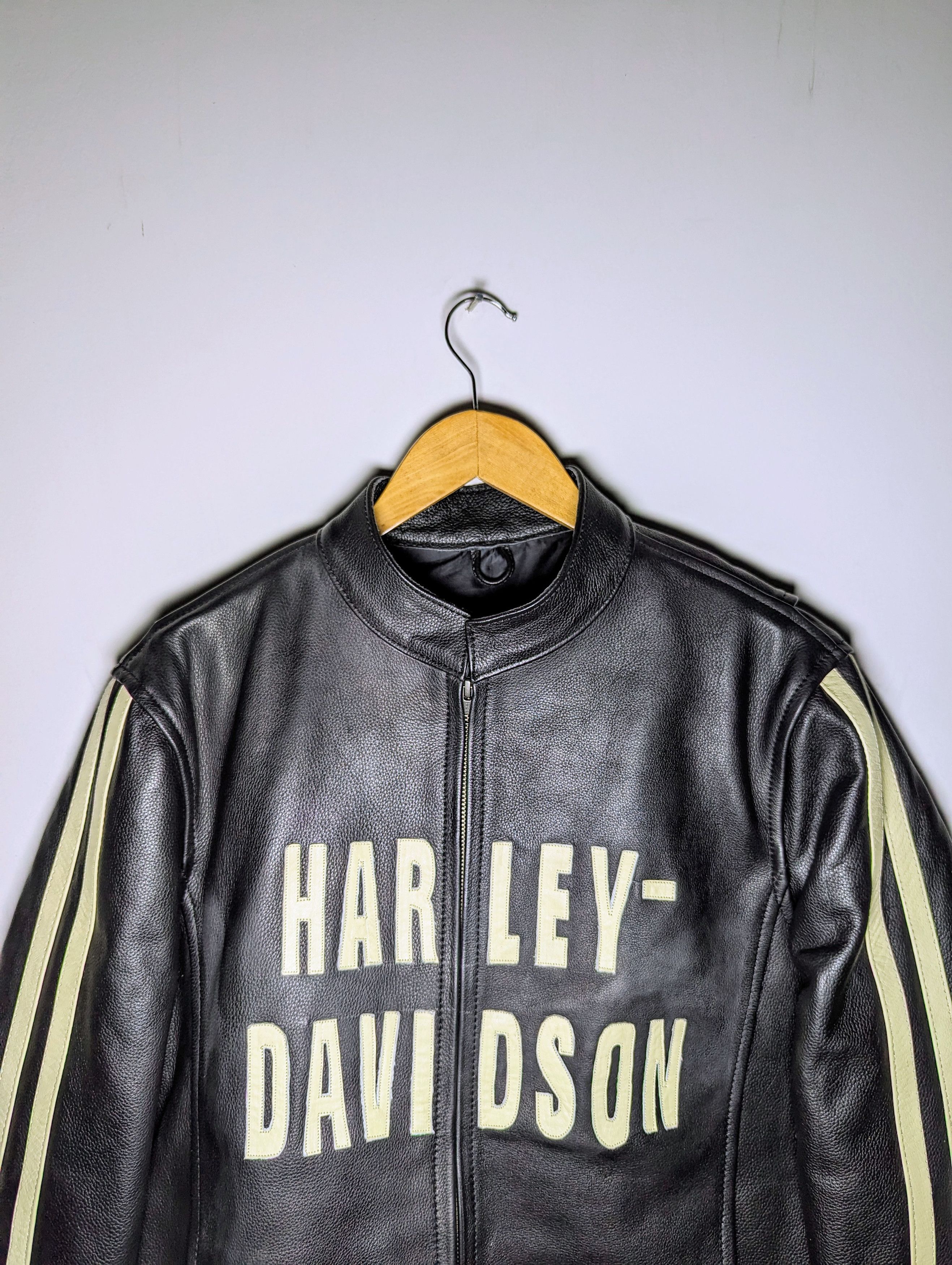 Vintage 🔥💥 Harley Davidson LEATHER JACKET RARE STREETWEAR Size US M / EU 48-50 / 2 - 6 Thumbnail