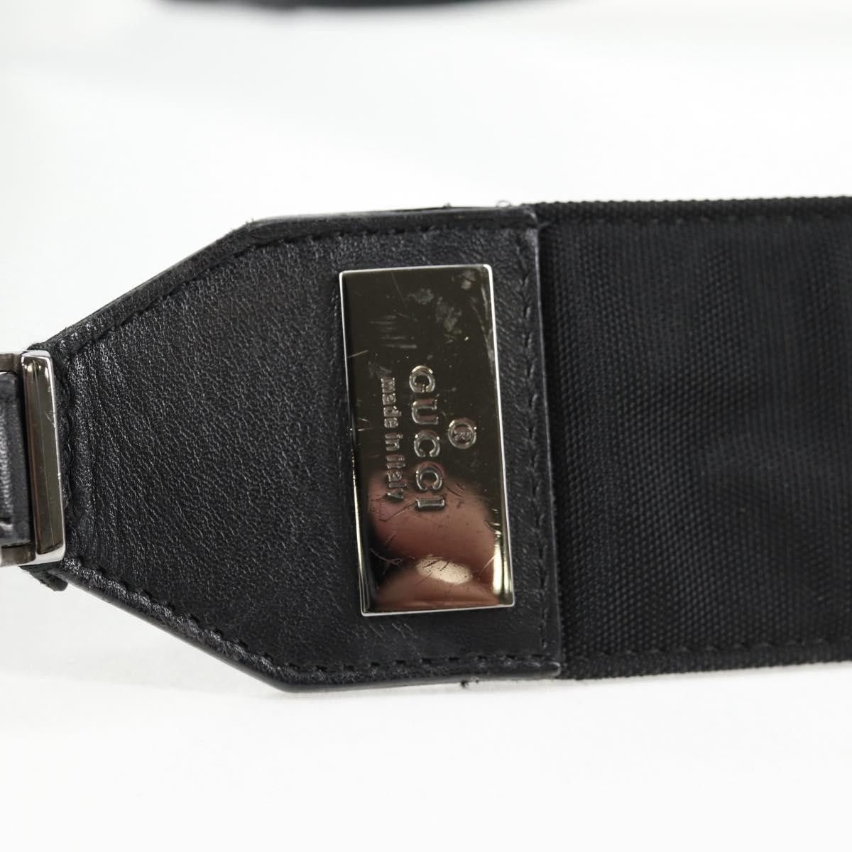 Gucci GUCCI Shoulder Bag Suede Black Silver 001 001 Size ONE SIZE - 16 Thumbnail