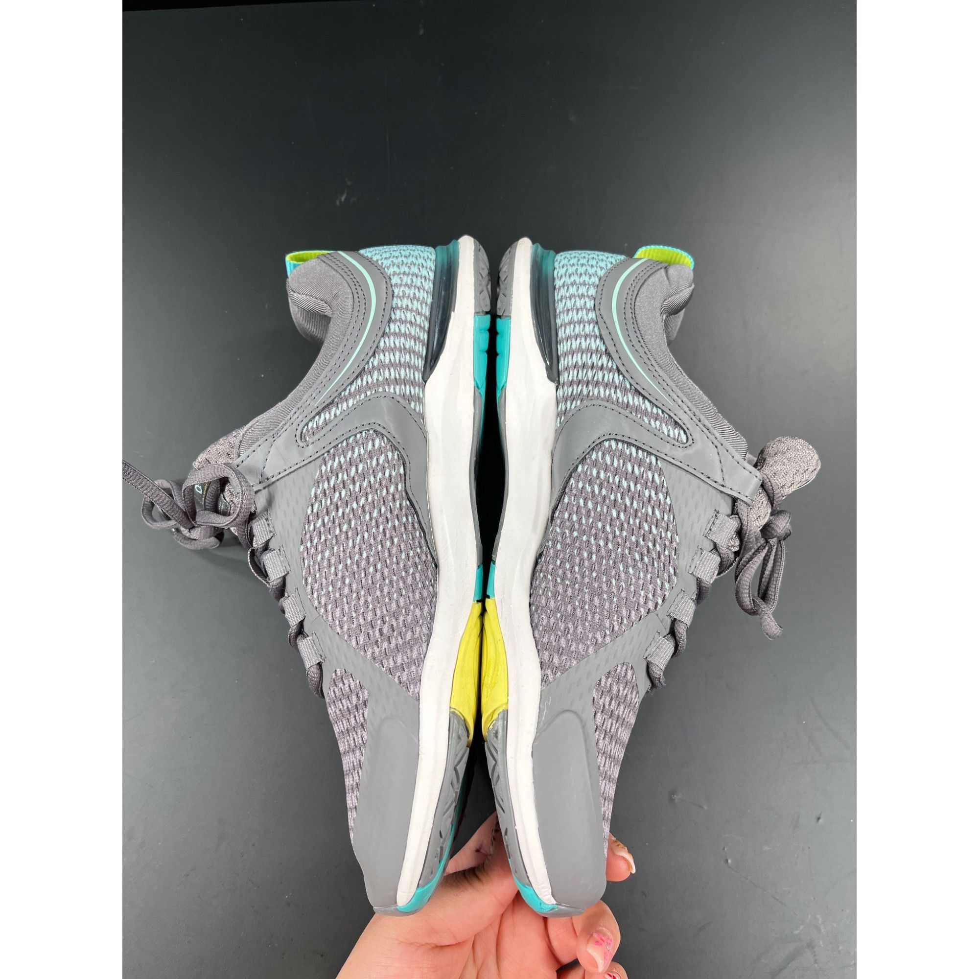 Other Ryka SKU 7793 Womens Grey and Teal Athletic training Shoes S Size US 9.5 / IT 39.5 - 3 Thumbnail