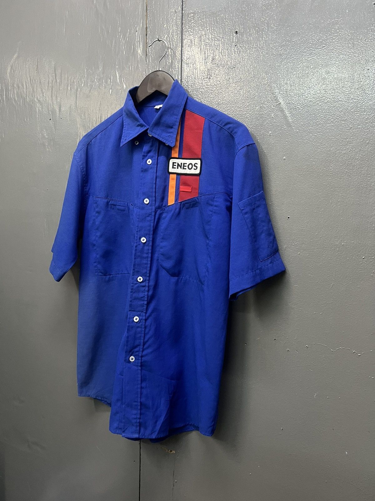 Japanese Brand Eneos Shirt Button Up Size US L / EU 52-54 / 3 - 2 Thumbnail