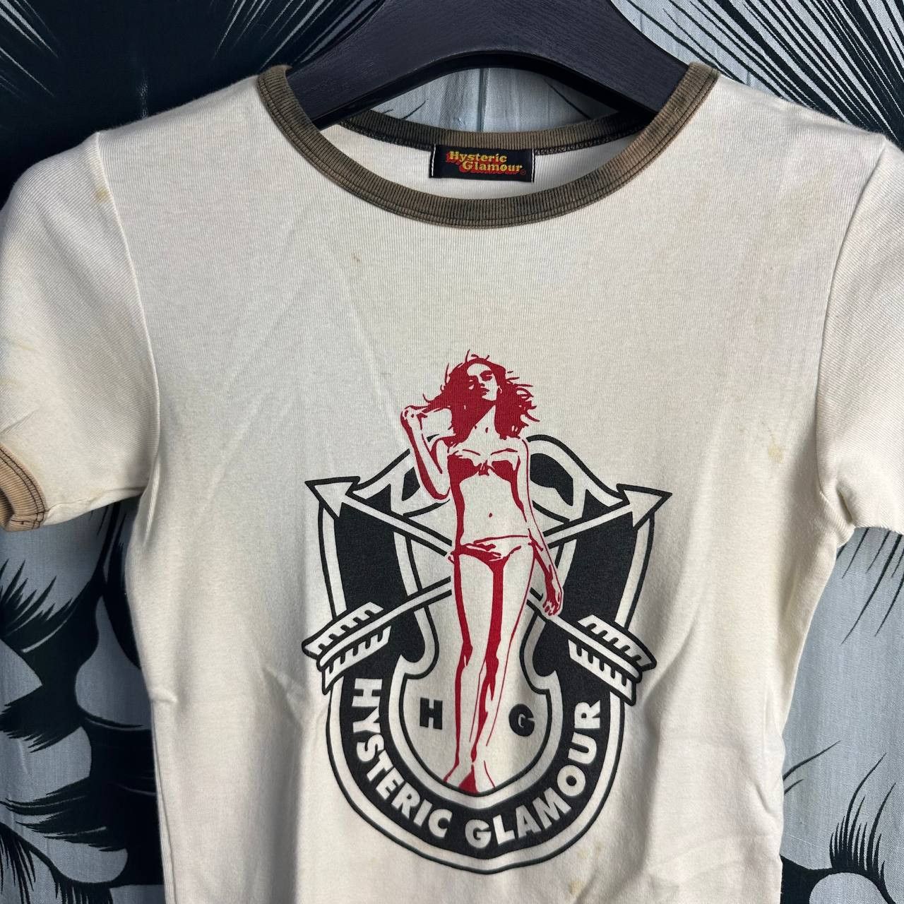 Hysteric Glamour Hysteric Glamour 90s Hot Girl Ringer T-Shirt Size S / US 4 / IT 40 - 5 Thumbnail