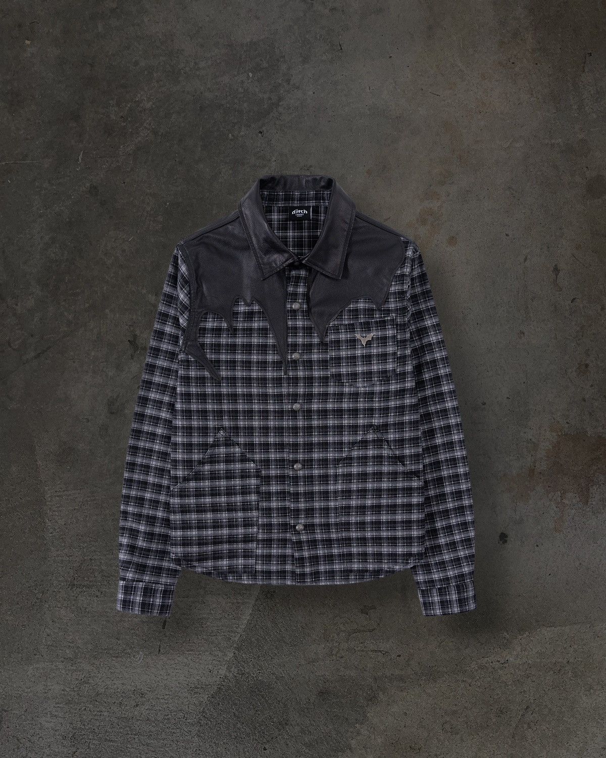 Japanese Brand Ditch LA Leather Sheepskin Flannel Size US S / EU 44-46 / 1 - 1 Thumbnail