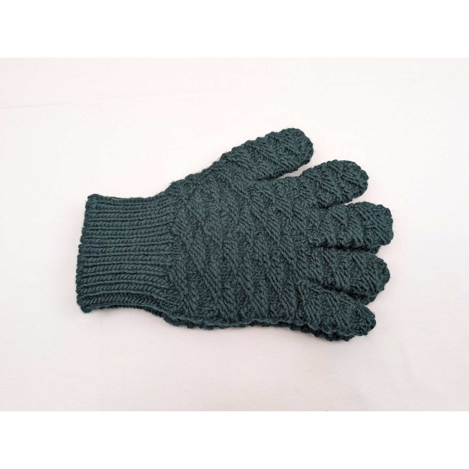 Bottega Veneta o1rshd1 Size: L / Wool Handknit Gloves in Billiard Size ONE SIZE - 1 Thumbnail