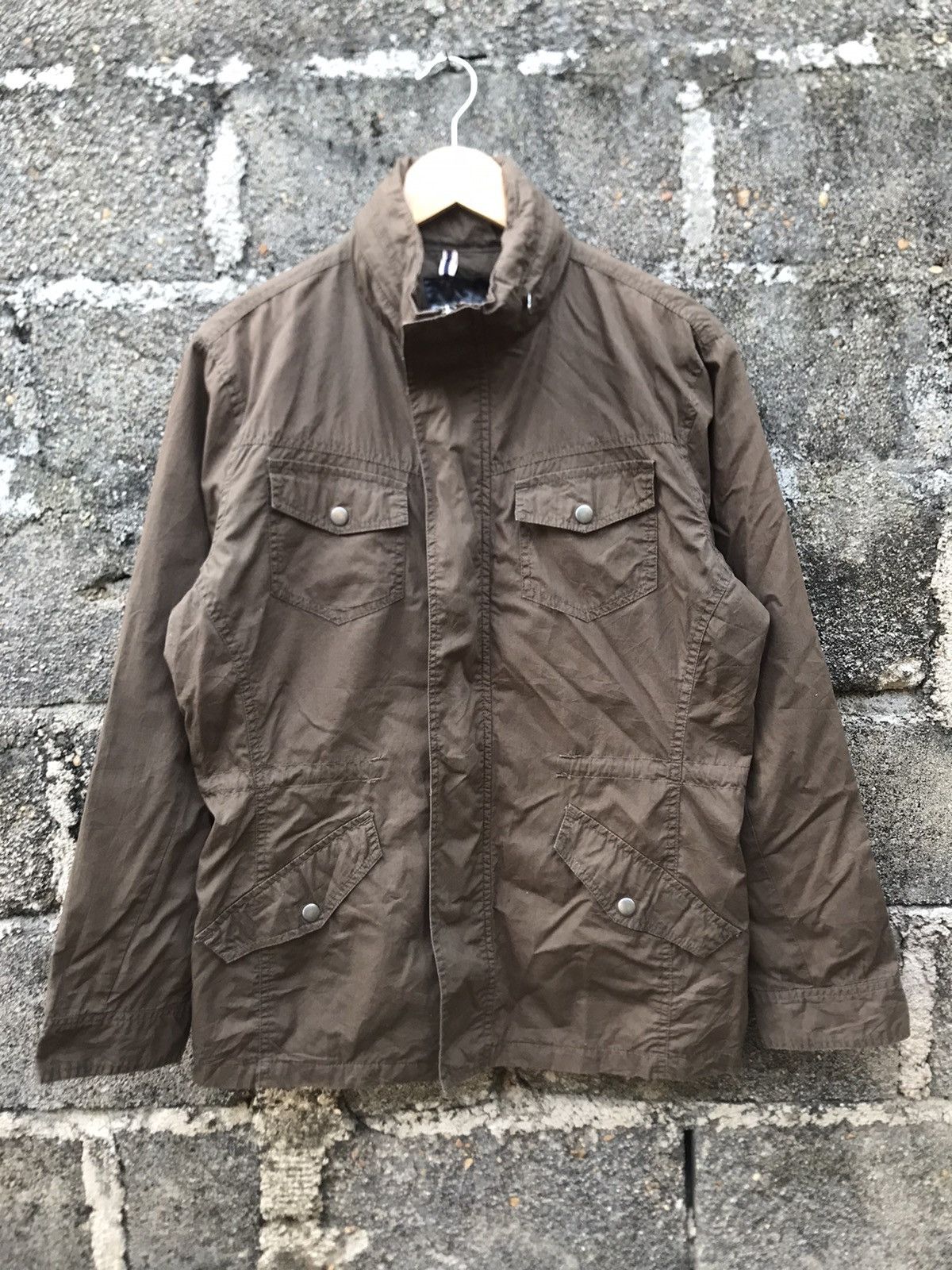 image of Grangesta Military Style Field Jacket in Olive Green, Men's (Size Medium)
