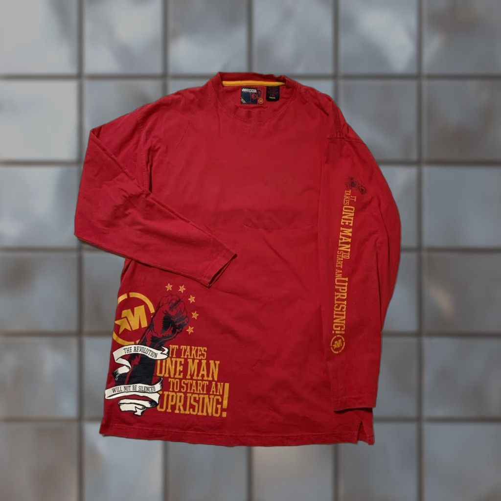 Vintage VINTAGE Mecca Revolution Will Not Be Silenced Uprising One Man T-Shirt 2XL Men Red Size US XXL / EU 58 / 5 - 1 Thumbnail