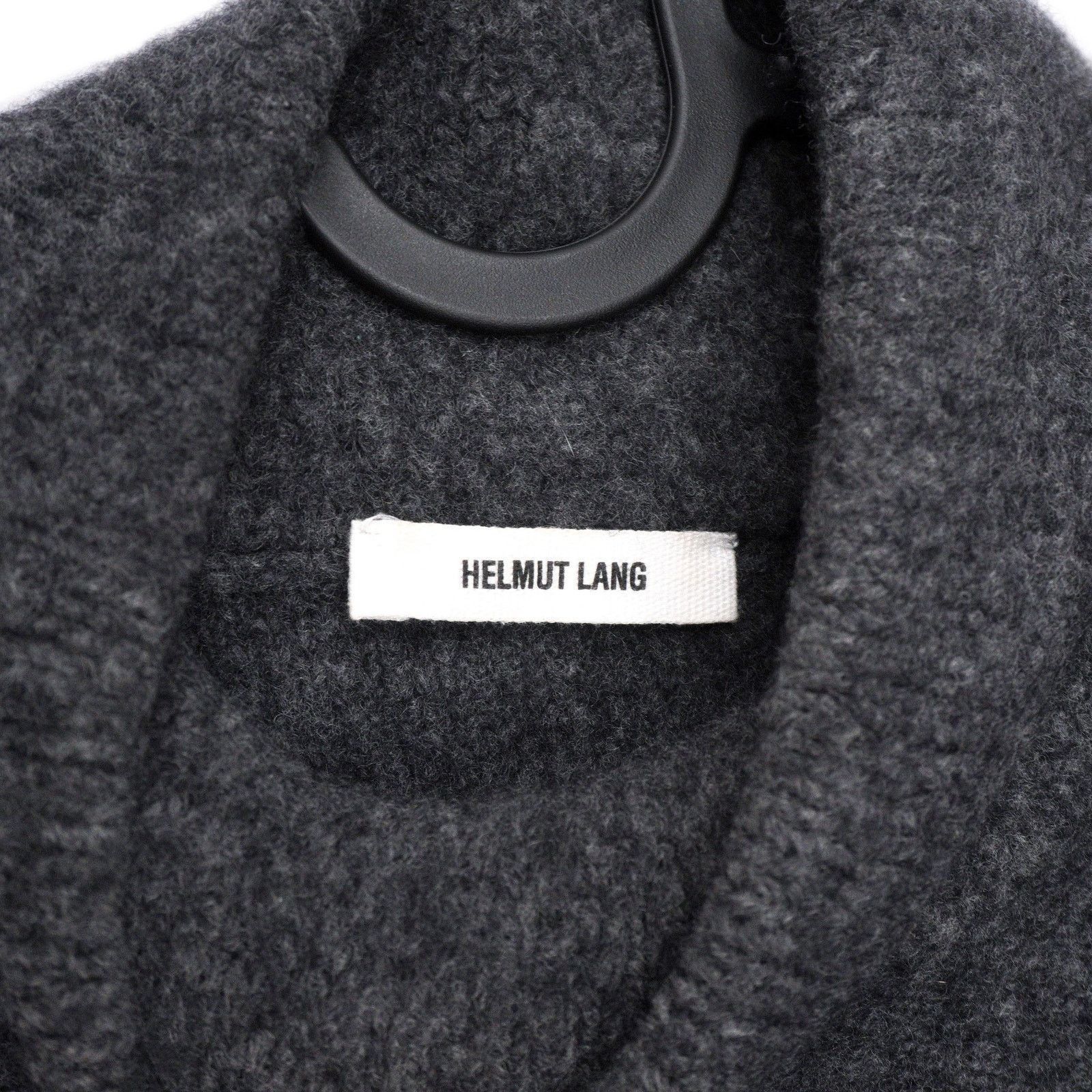 Helmut Lang Vintage Helmut Lang Grey Knit Deconstructed Wool Sweater Size US L / EU 52-54 / 3 - 8 Thumbnail