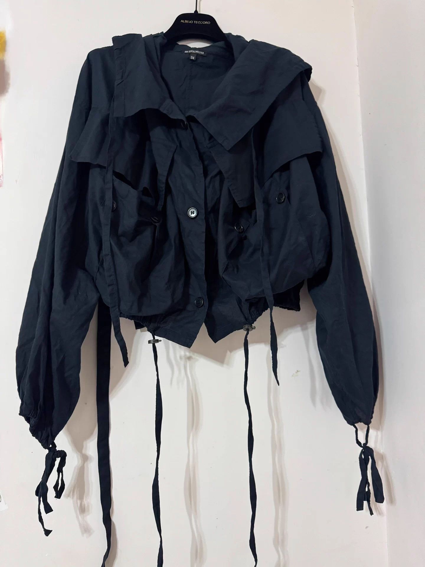 Ann Demeulemeester Ann Demeulemeester 04SS Oversized Pocket Hoodie Jacket Size XS / US 0-2 / IT 36-38 - 4 Thumbnail