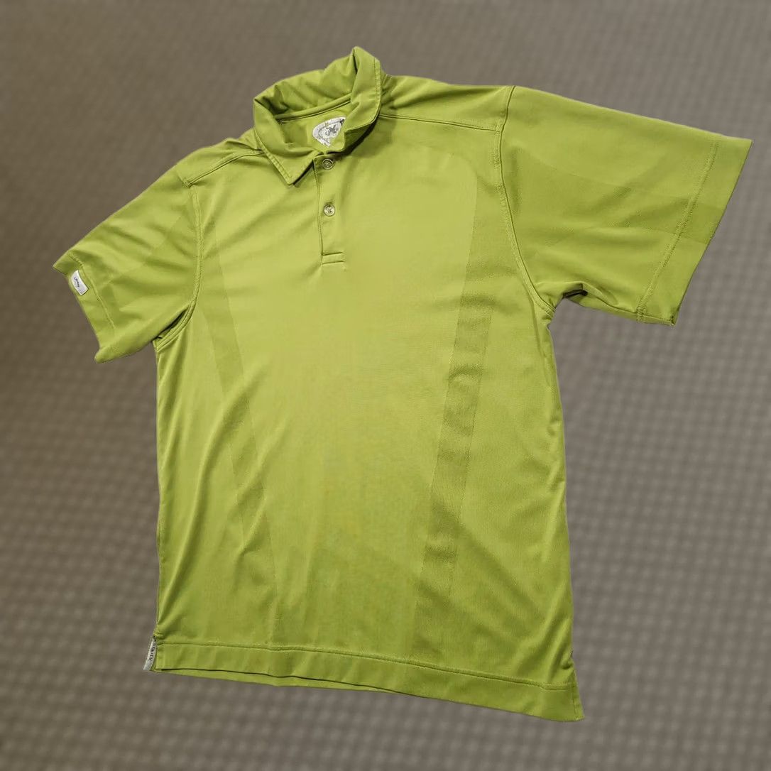 Callaway Callaway Golf Polo Shirt Mens Large Short Sleeve Green Stripe Logo Size US L / EU 52-54 / 3 - 1 Thumbnail