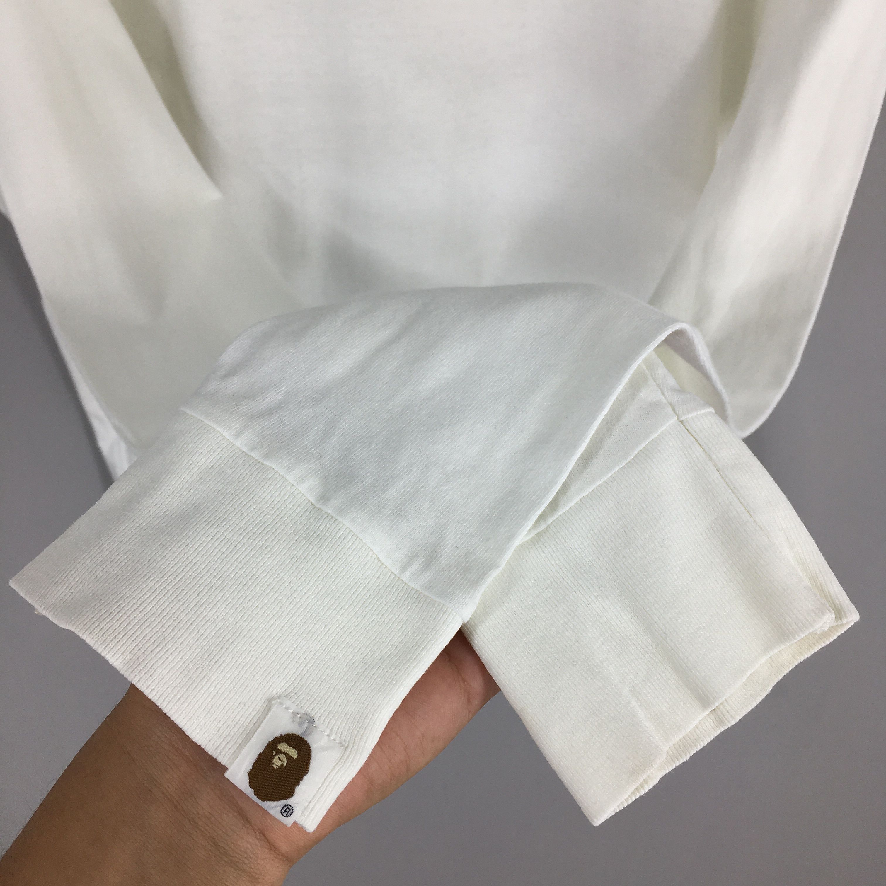 Bape × Nigo A Bathing Ape Bape White T shirt Large Size US L / EU 52-54 / 3 - 4 Thumbnail