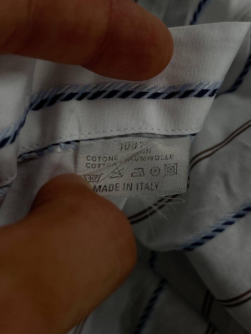 Etro Etro Striped White Button Up Shirt Size US L / EU 52-54 / 3 - 3 Thumbnail