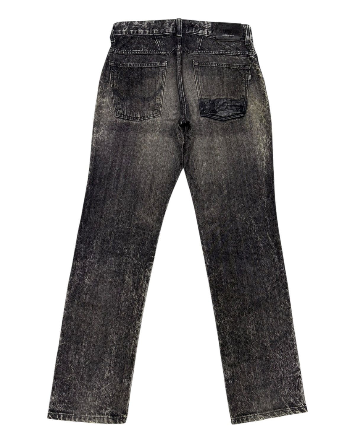 Kapital 🔥EDWIN 403 SMOKE BLACK MADE IN JAPAN DISTRESSED DENIM JEANS Size US 32 / EU 48 - 8 Thumbnail