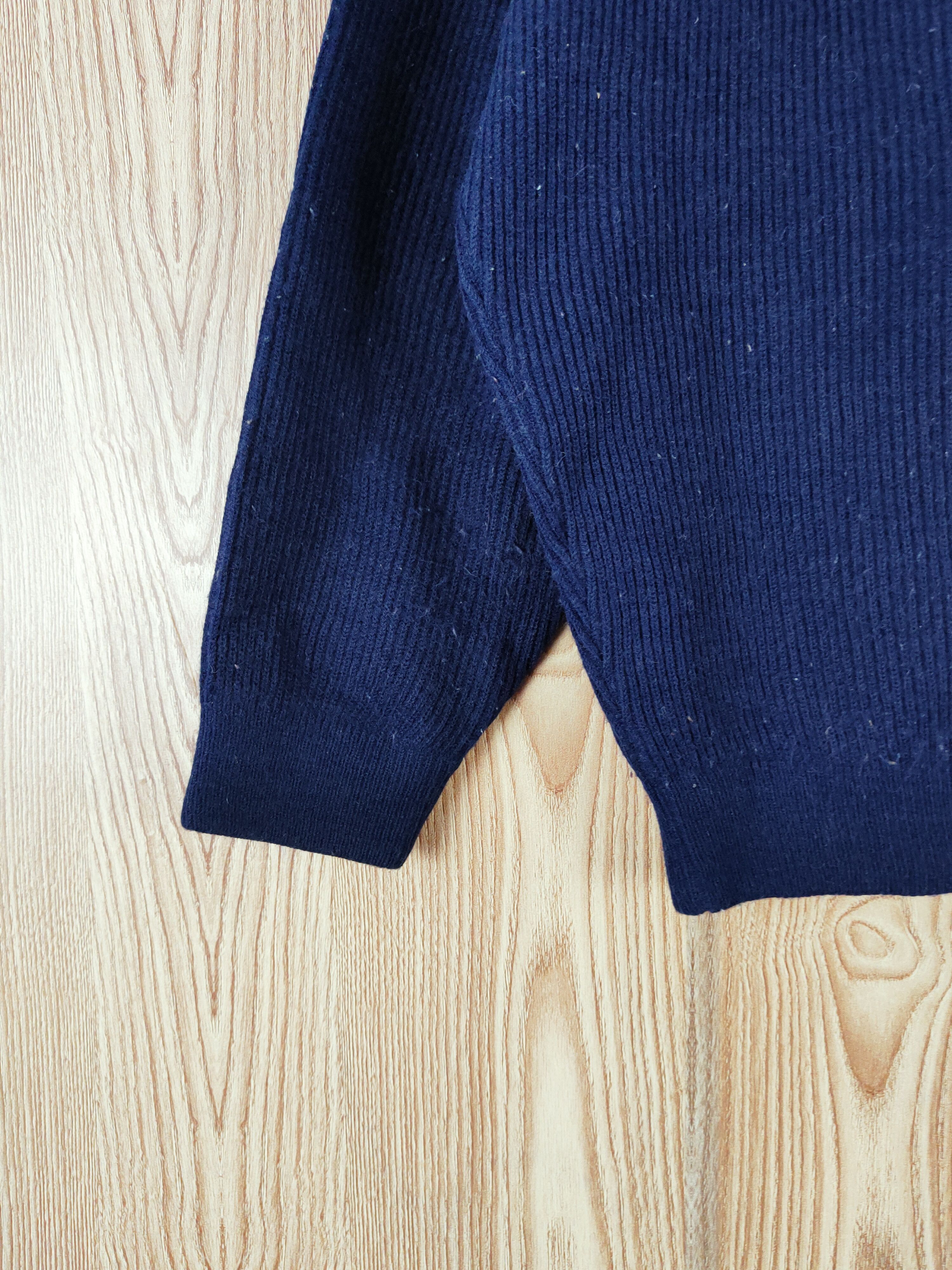 Japanese Brand × Vintage Japanese Brand Navy Knitwear Sweatshirts #W404 Size US L / EU 52-54 / 3 - 4 Thumbnail