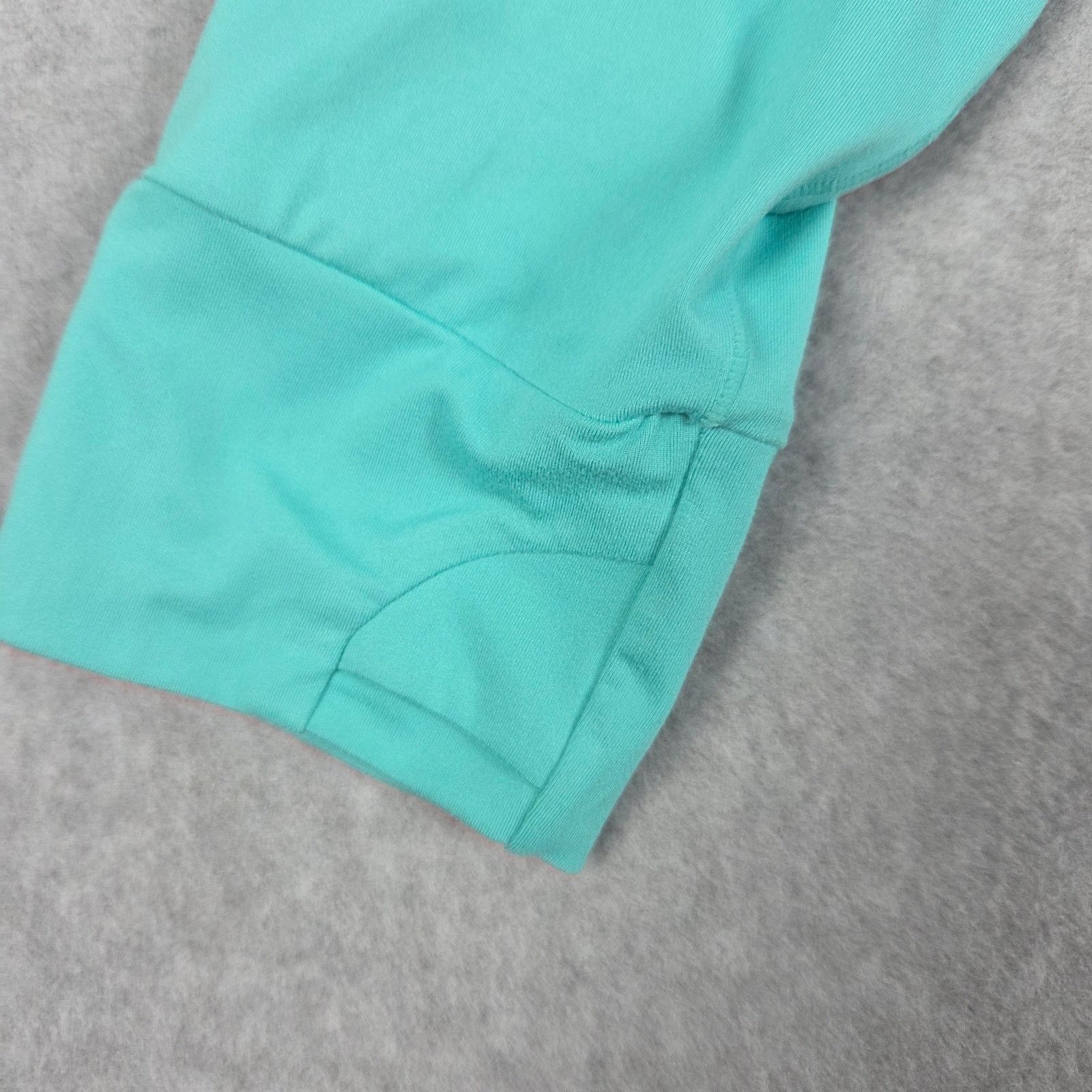 Fabletics Fabletics XL Teal Hoodie Thumbholes, Back and Wrist Pockets Size XL / US 12-14 / IT 48-50 - 8 Thumbnail