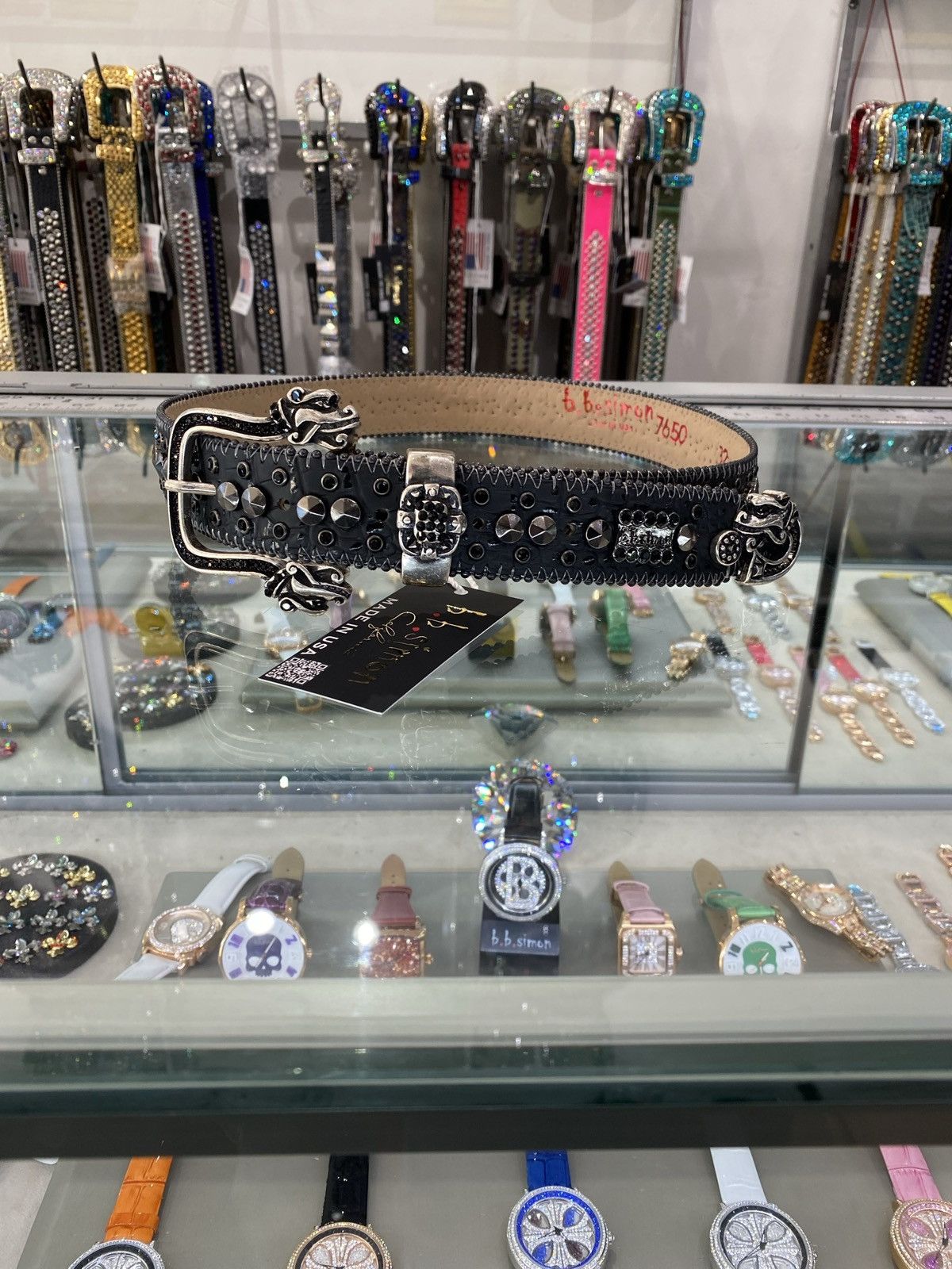 B.B. Simon × Designer BB Simon Lost Scriptures Kuromu Belt Size 38 - 3 Thumbnail