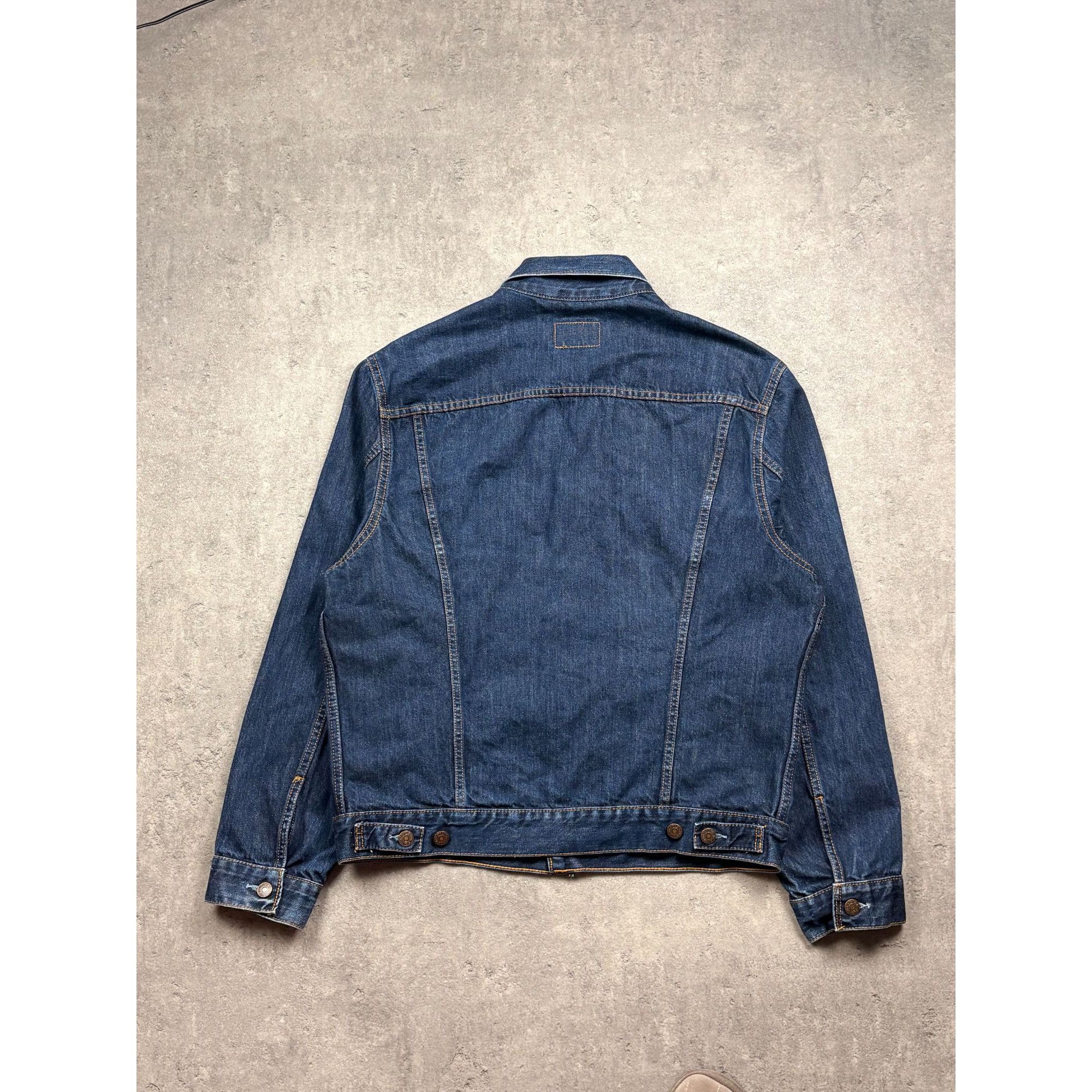 Levi's Levis Vintage Denim Trucker Jacket 70550 Large Button-Up Blu Size US L / EU 52-54 / 3 - 2 Thumbnail