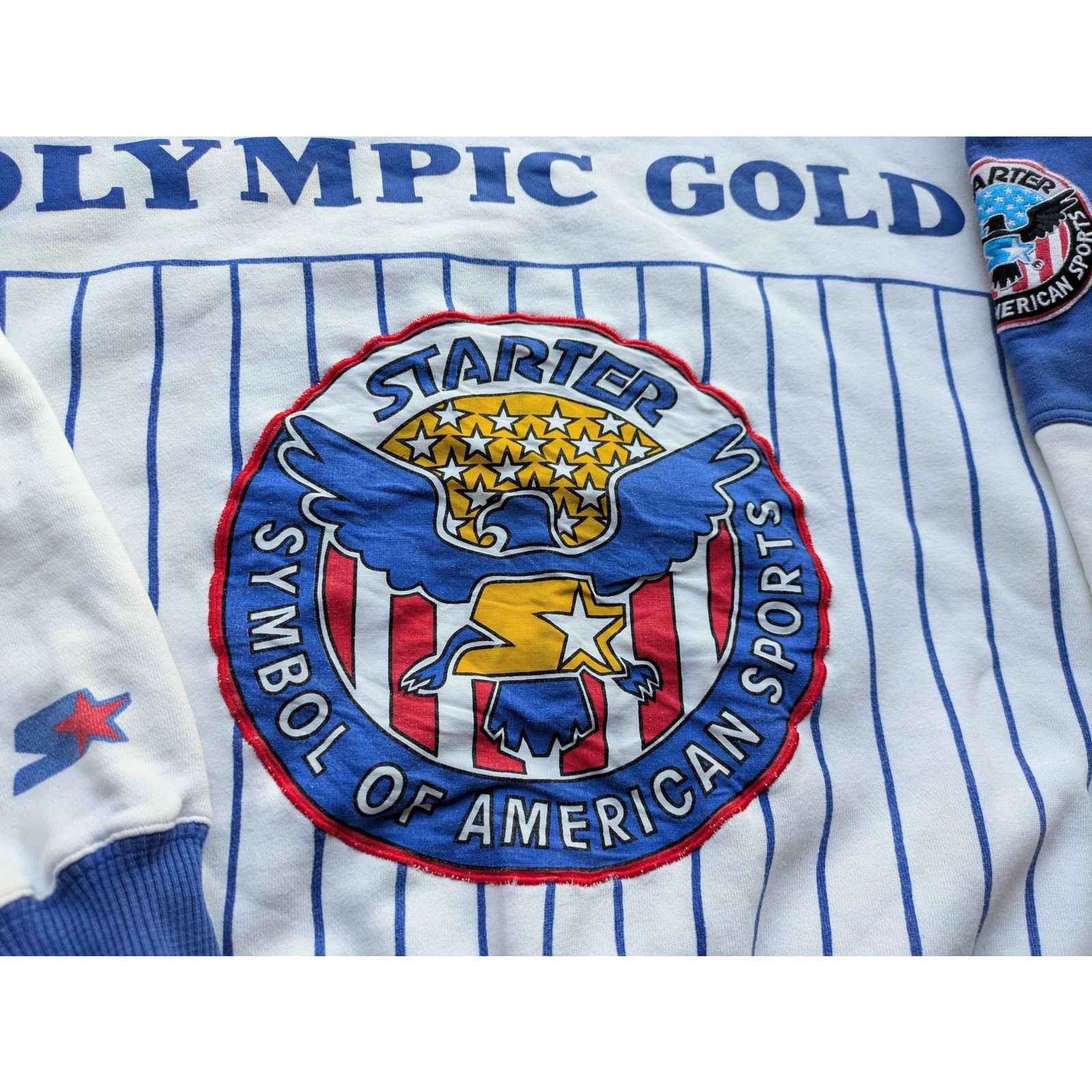 NHL Winter Olympic STARTER 1980 Miracle USA Soviet sweat hockey Size US XL / EU 56 / 4 - 4 Thumbnail