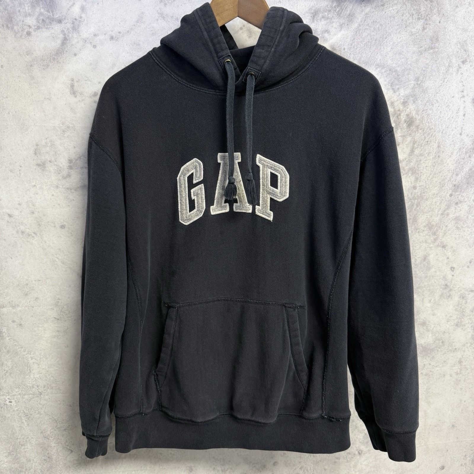 Gap GAP Hoodie Mens Small Fleece Sweatshirt Dark Navy Size US S / EU 44-46 / 1 - 1 Thumbnail
