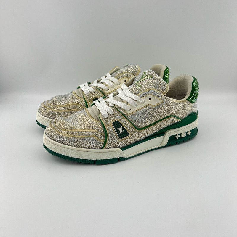 Louis Vuitton Louis Vuitton Diamond Trainer Low Top Sneakers -2508 Size US 8.5 / EU 41-42 - 1 Thumbnail