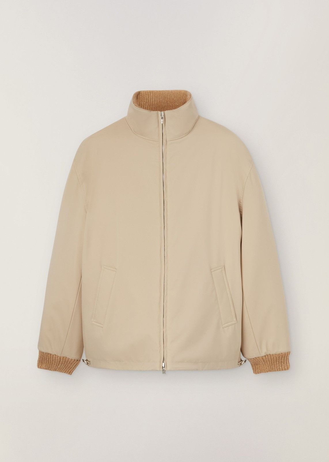 image of Loro Piana O1Loc1C0124 Reversible Jacket In Beige, Women's (Size Small)