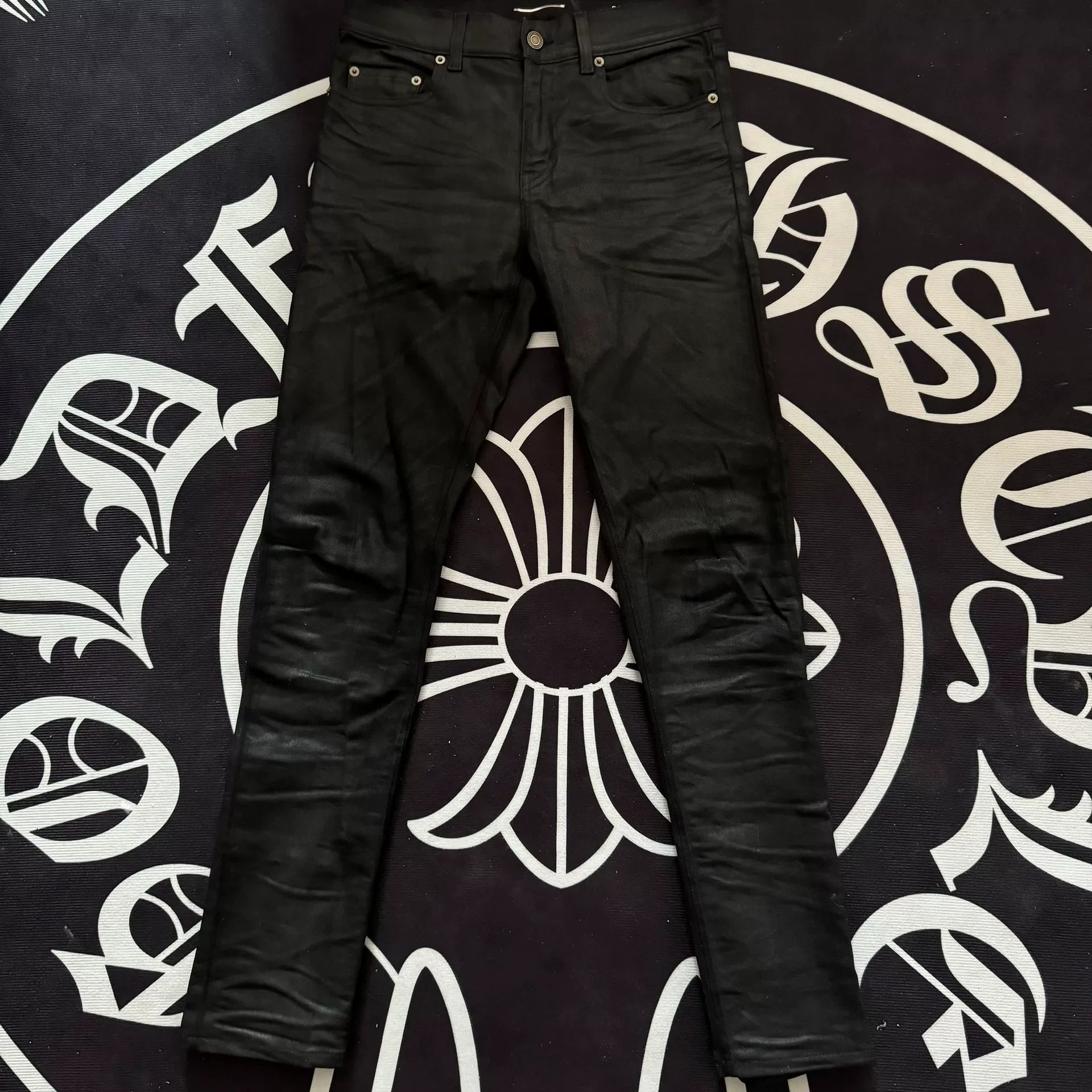 Saint Laurent Paris Saint Laurent D02 Waxed Denim (2016) | Grailed