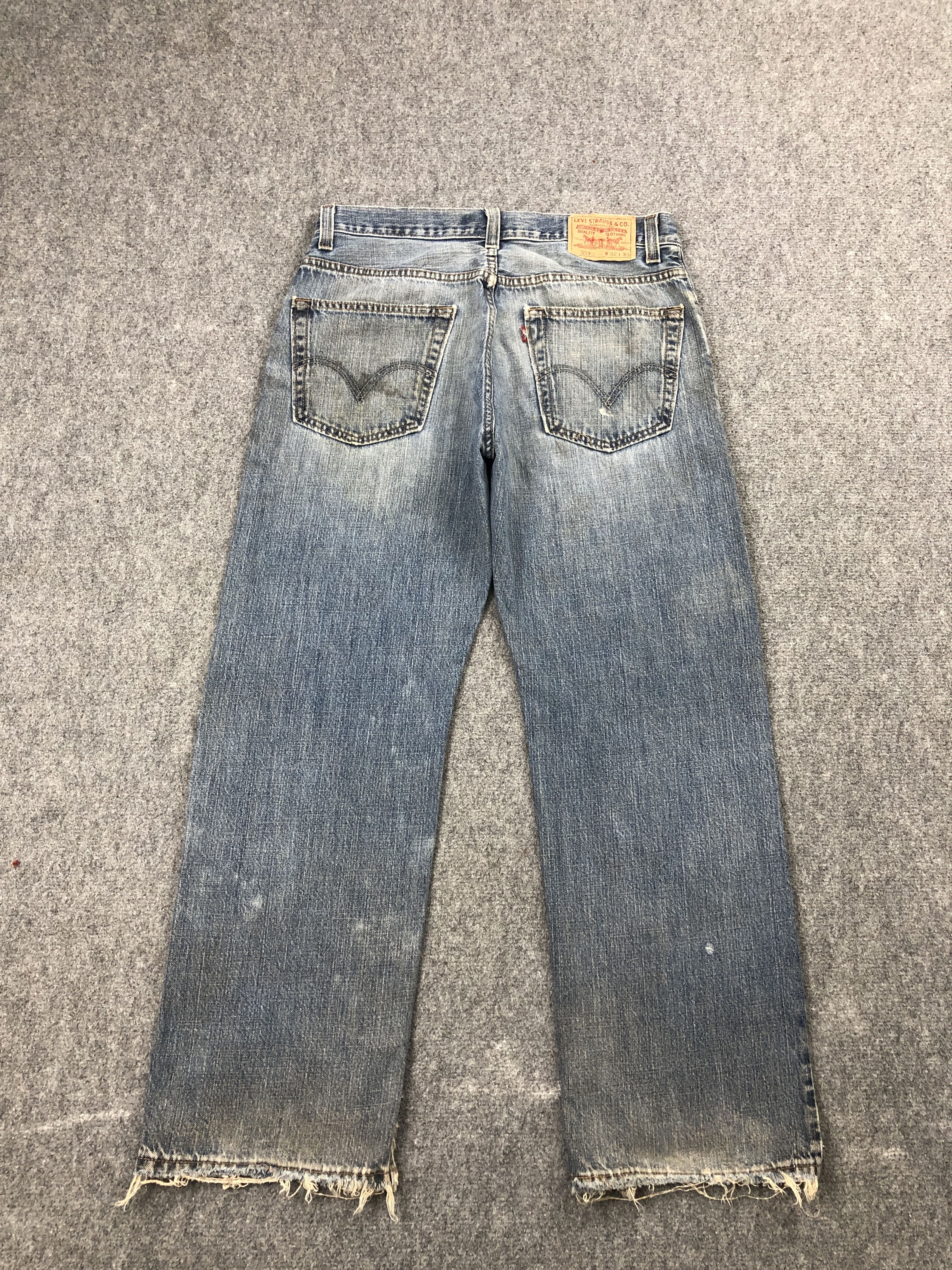 Levi's Vintage Distressed Levis 559 Relaxed Straight Jeans DP2449 Size US 32 / EU 48 - 3 Thumbnail