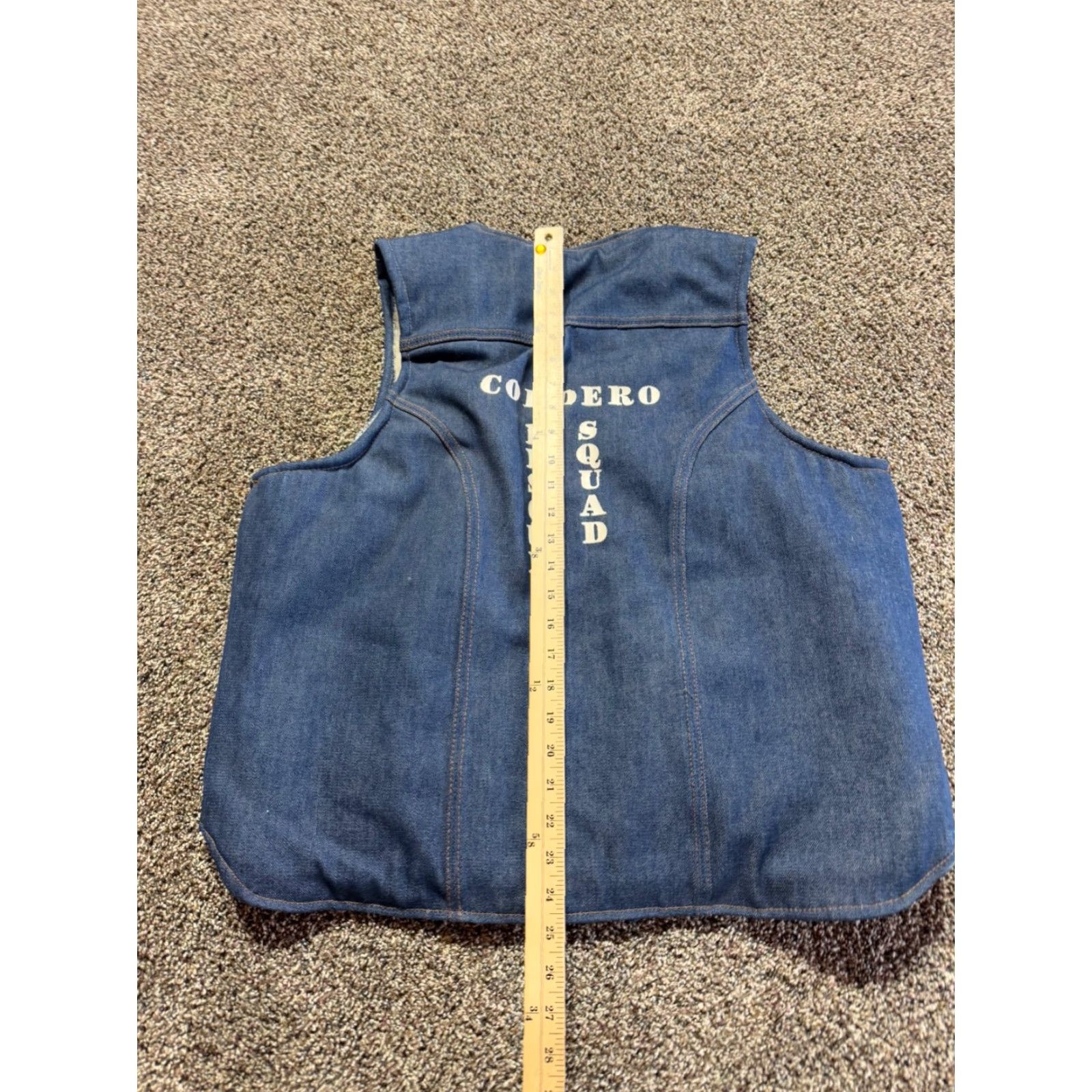 Wrangler VINTAGE Wrangler Vest Mens XL Blue Denim Sherpa Lined Western Cowboy LOGO Size US XL / EU 56 / 4 - 6 Thumbnail