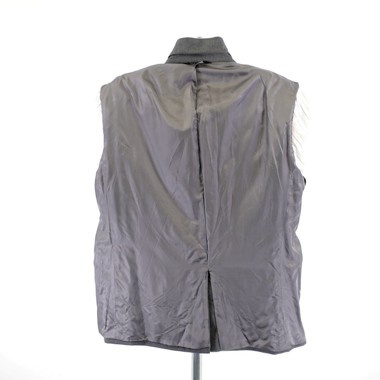 Jos. A. Bank DAMAGED Jos A Bank Portly Gray Wool 46R Tagged 46S 2 Button Size 46R - 12 Thumbnail