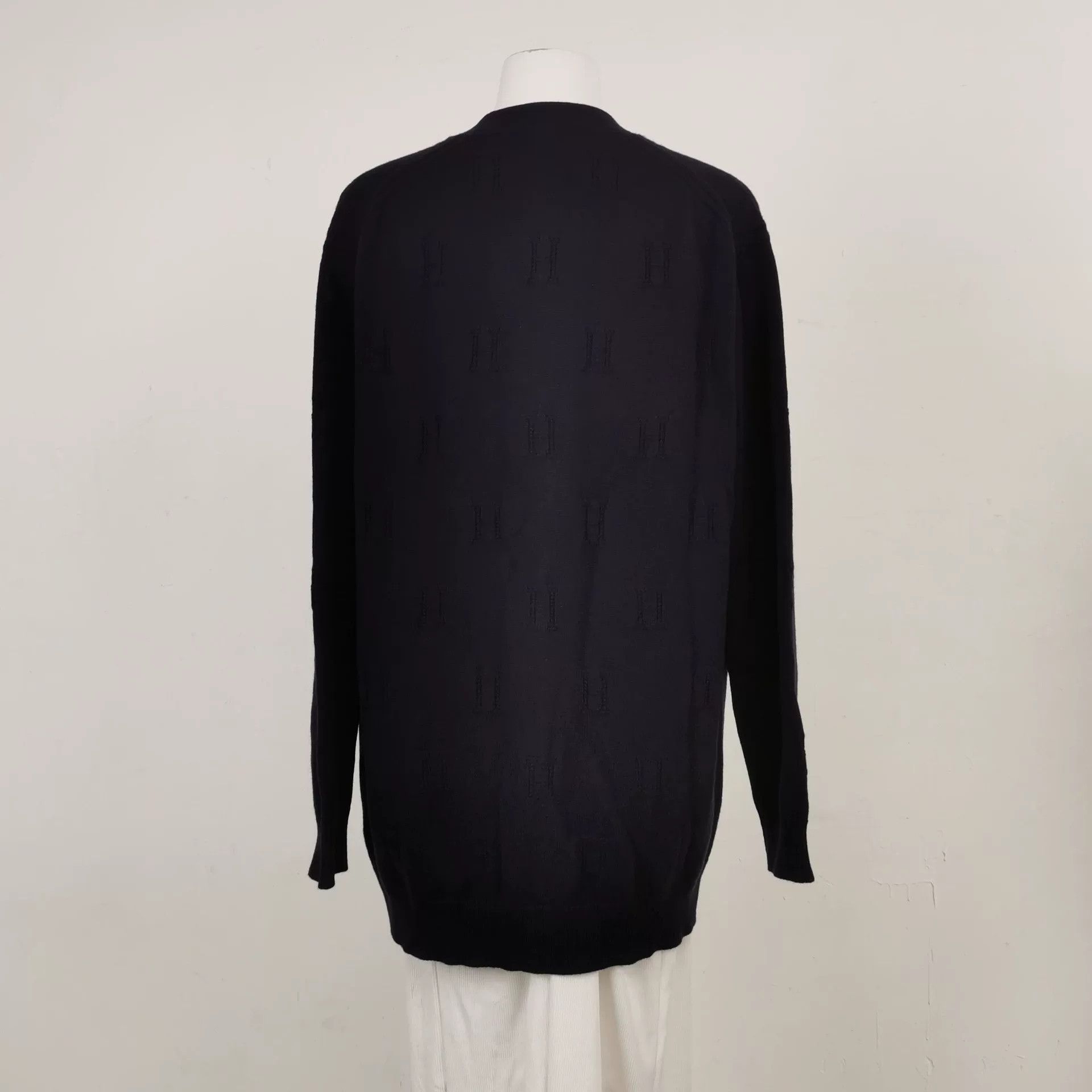 Hermes hermes black cardigan with button closure Size US S / EU 44-46 / 1 - 4 Thumbnail