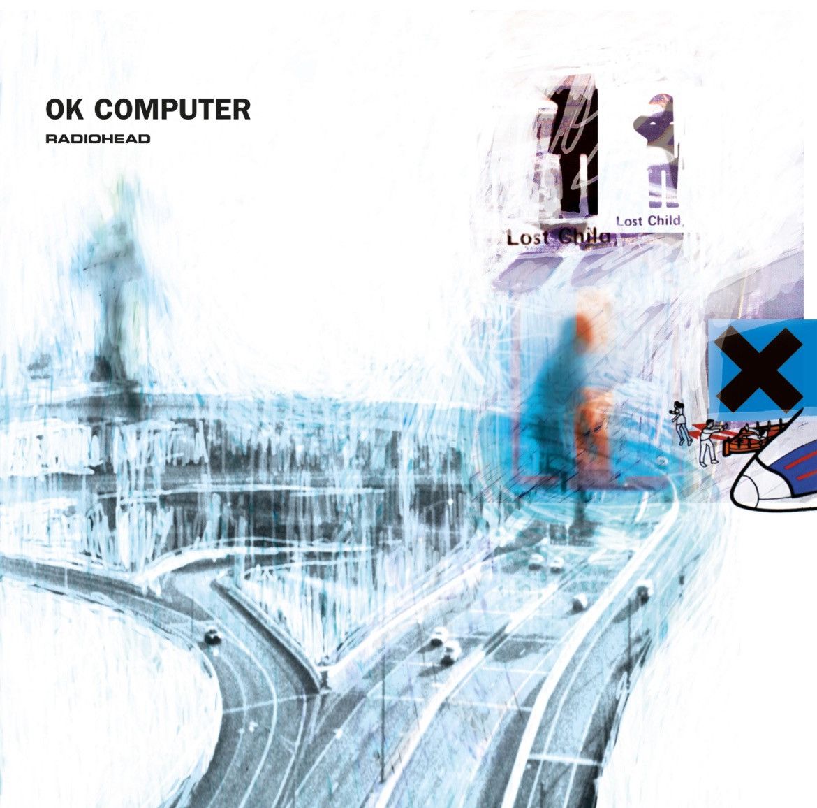 Other VTG 1997 Radiohead Ok Computer Album Fitter Happier Band Tee Size US L / EU 52-54 / 3 - 22 Thumbnail