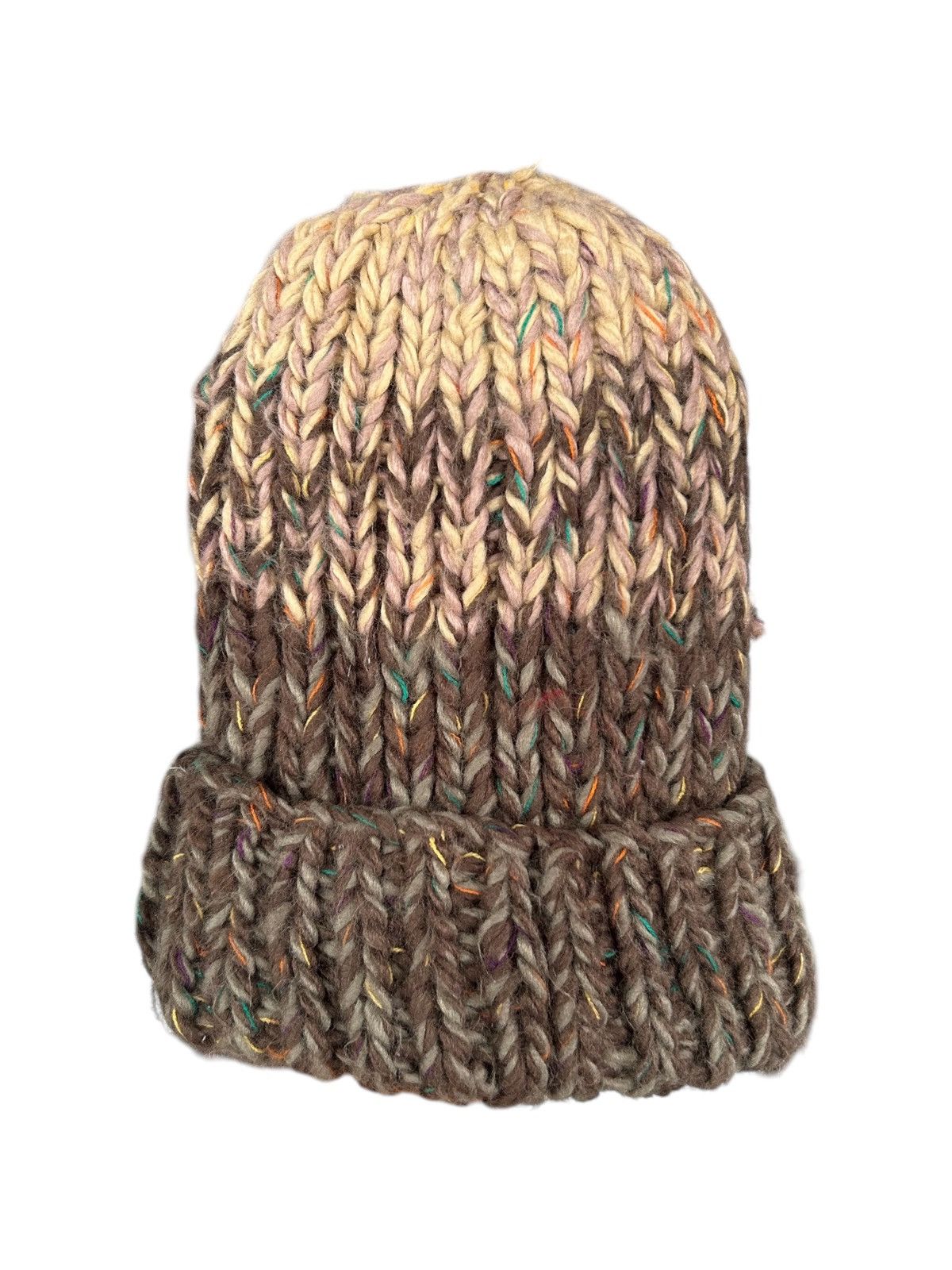 Japanese Brand × Kapital × Vintage Crochet Knitted Handmade Beanie Hats Rare☠️☠️ Size ONE SIZE - 1 Thumbnail