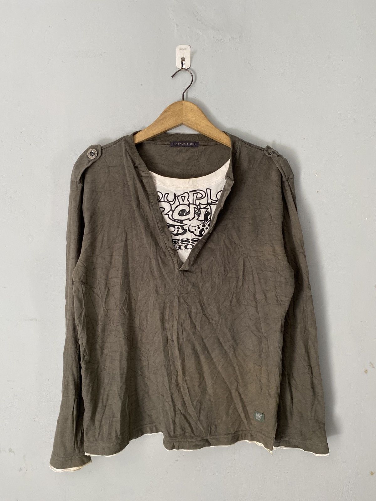 20471120 × Beauty Beast × Japanese Brand Hendrix double layers army longsleeve tshirt lgb style Size US M / EU 48-50 / 2 - 1 Thumbnail
