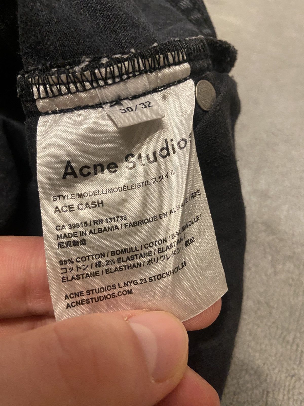 Acne Studios × Designer Acne studios denim pants skinny casual drip opium designer Size US 30 / EU 46 - 6 Thumbnail