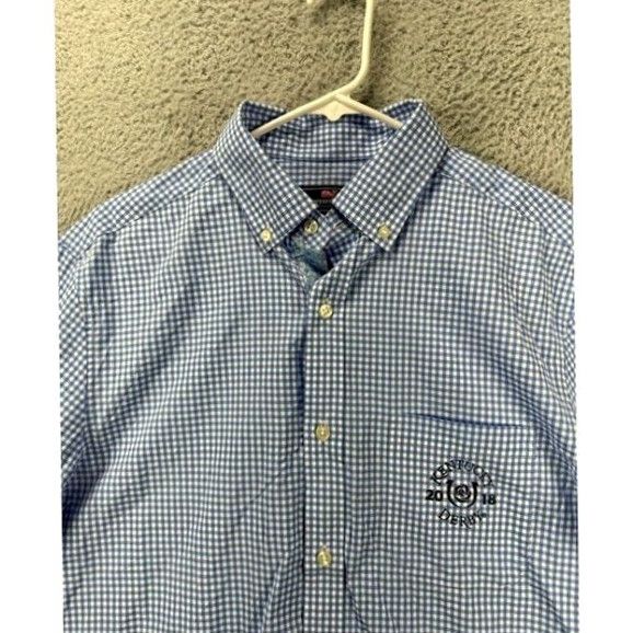 Vineyard Vines Vineyard Vines Shirt Mens Medium Performance Blue Gingham Murray Button Down NEW Size US M / EU 48-50 / 2 - 5 Thumbnail