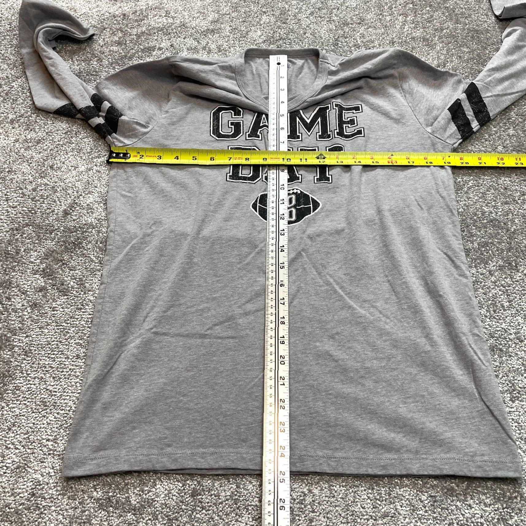 Vintage VINTAGE Place Shirt Adult Small Gray Long Sleeve Game Day 2020 Football Logo Soft Tee Size US S / EU 44-46 / 1 - 4 Thumbnail