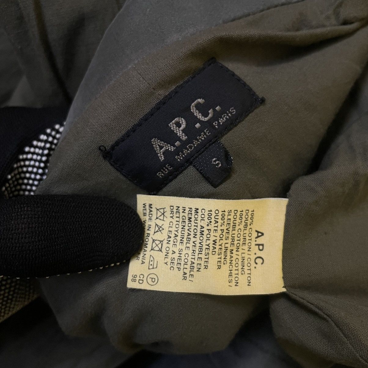 A.P.C. 🇯🇵 VINTAGE APC BUTTON UP MILITARY COTTON WAXED JACKET Size US M / EU 48-50 / 2 - 15 Thumbnail