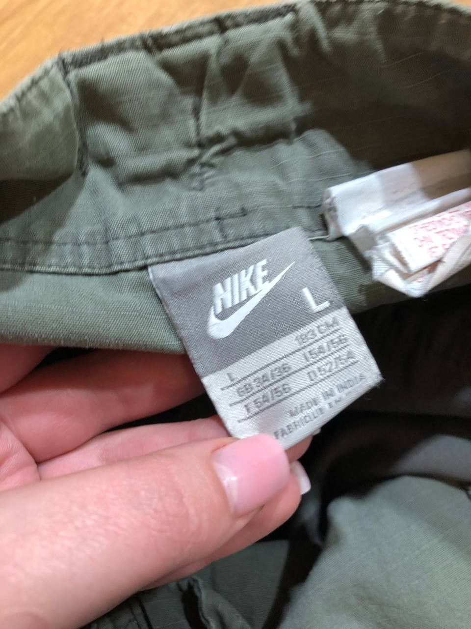 Nike Vintage Nike Shorts Cargo Green Khaki Y2K Size US 34 / EU 50 - 2 Thumbnail