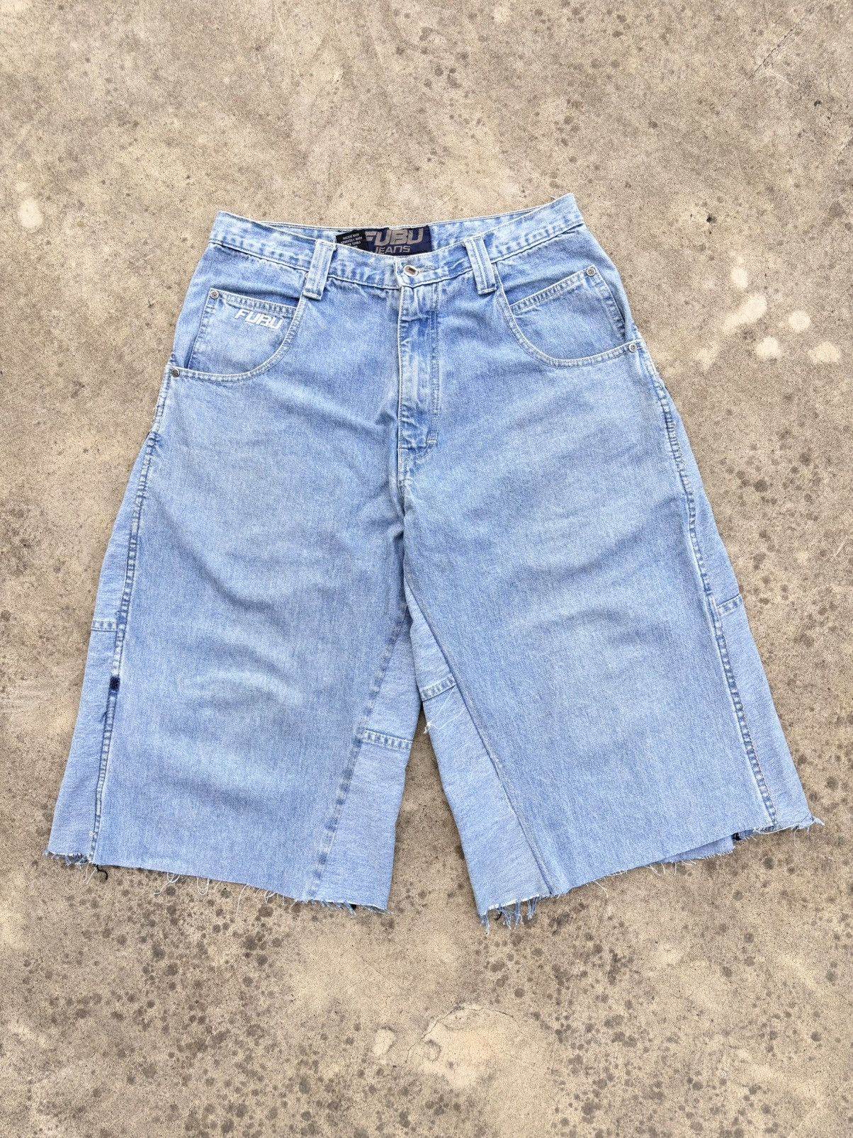 Fubu FUBU Short Jeans Big Bag (Jnco Style) Size US 32 / EU 48 - 7 Thumbnail