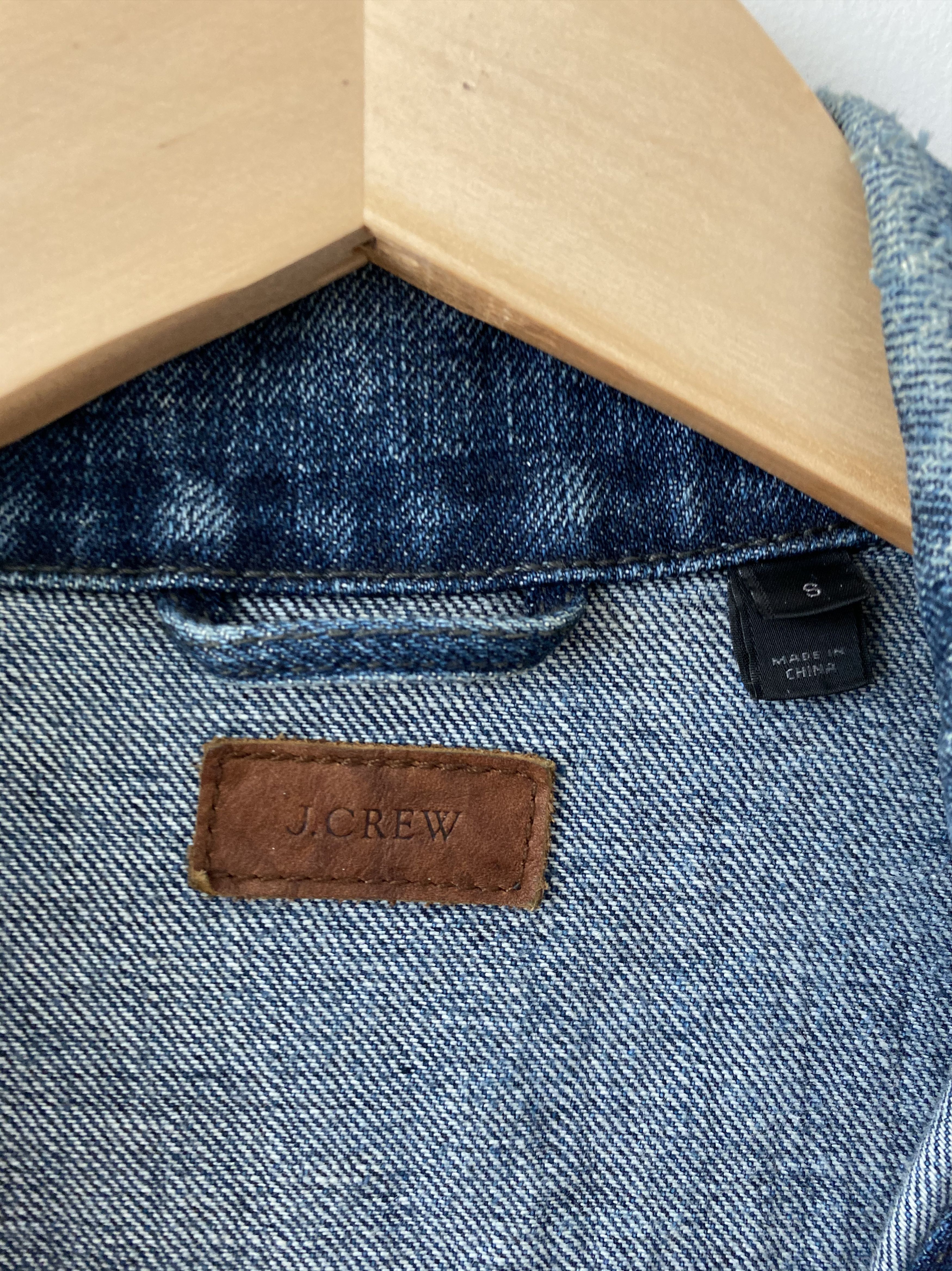 J.Crew Medium Blue Wash Denim Jacket Size US S / EU 44-46 / 1 - 3 Thumbnail