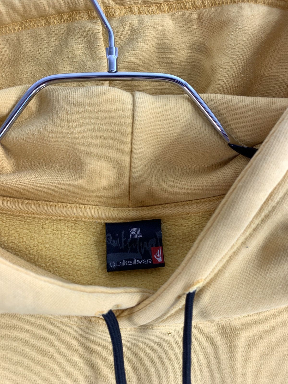 Quicksilver Vintage Quicksilver Yellow Hoodie XL Size Size US XL / EU 56 / 4 - 6 Thumbnail