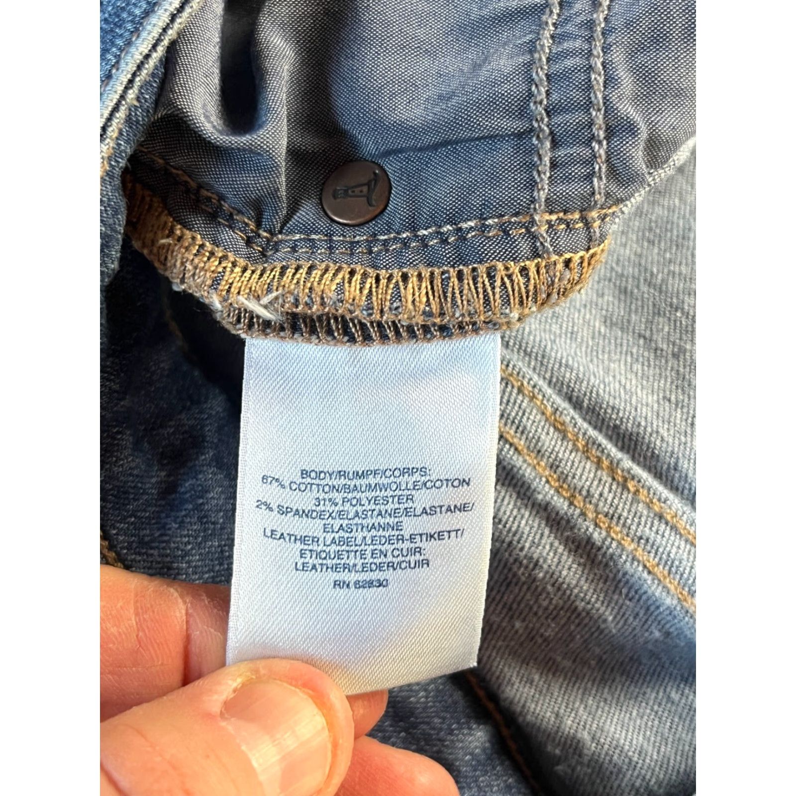 Lands' End Lands' End Jeans Women's Petite Size 4 Blue Denim Bootcut Mid Rise Jeans Size 28" / US 6 / IT 42 - 5 Thumbnail