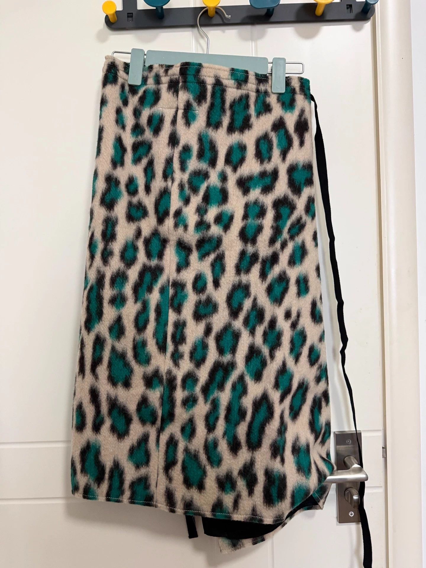 MM6 mm6 women's wool leopard print skirt 72 Size 25" / US 0 / IT 36 - 3 Thumbnail