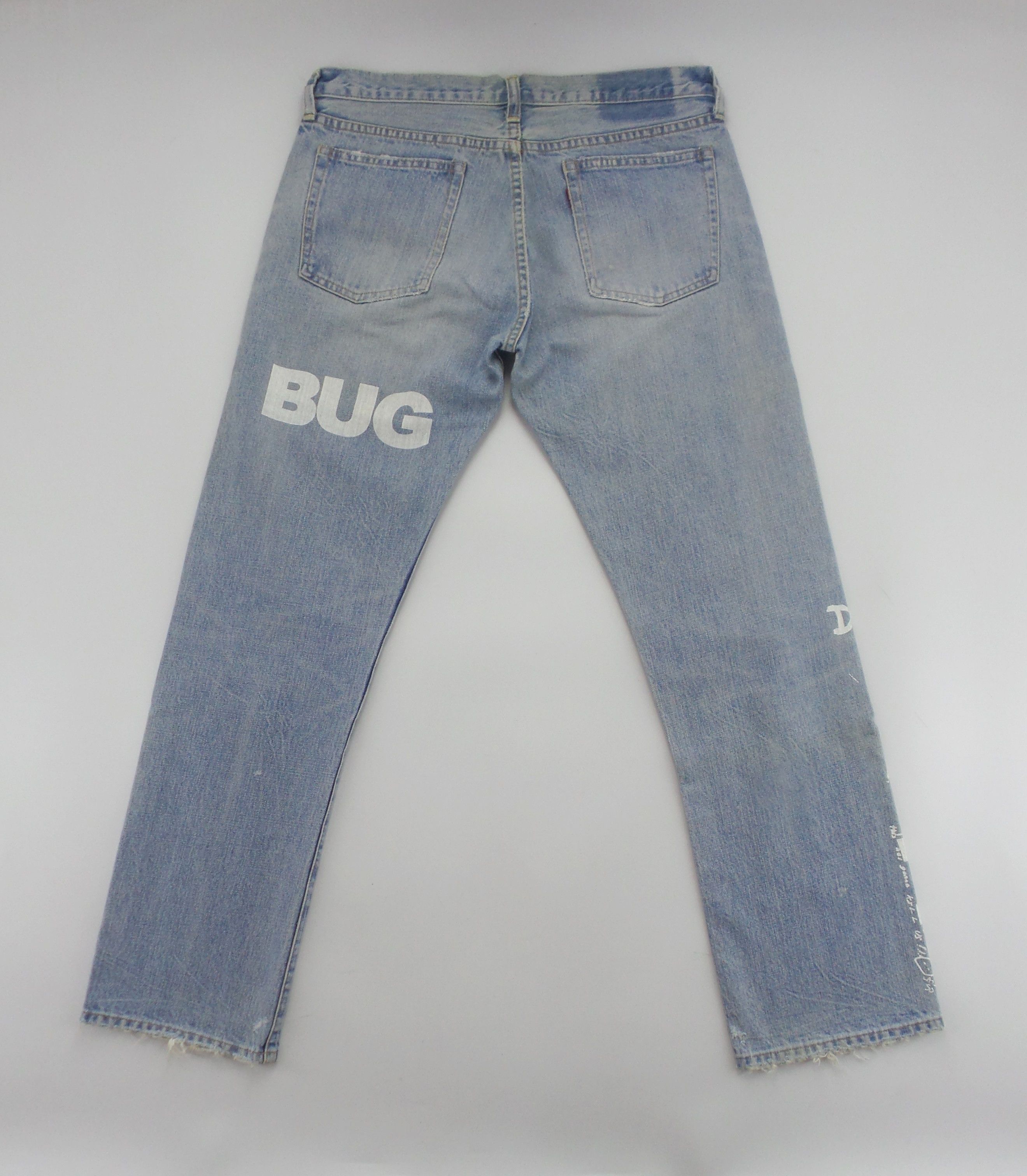Japanese Brand RNA. Inc Painted Jeans W32xL30.5 Size US 32 / EU 48 - 10 Thumbnail