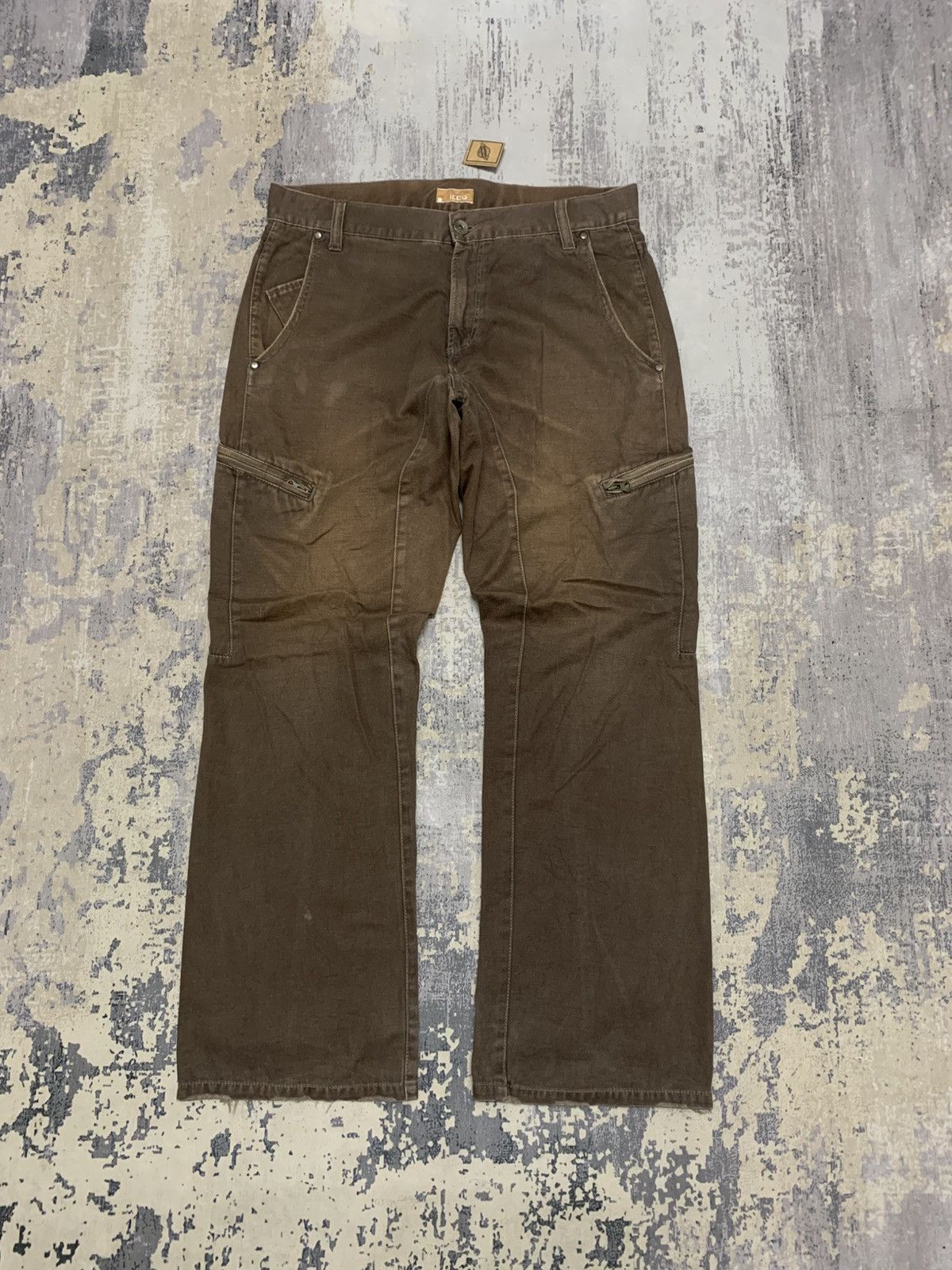 Japanese Brand Ifsixwasnine Style Vintage IKKA Flared Pants Size US 34 / EU 50 - 1 Thumbnail