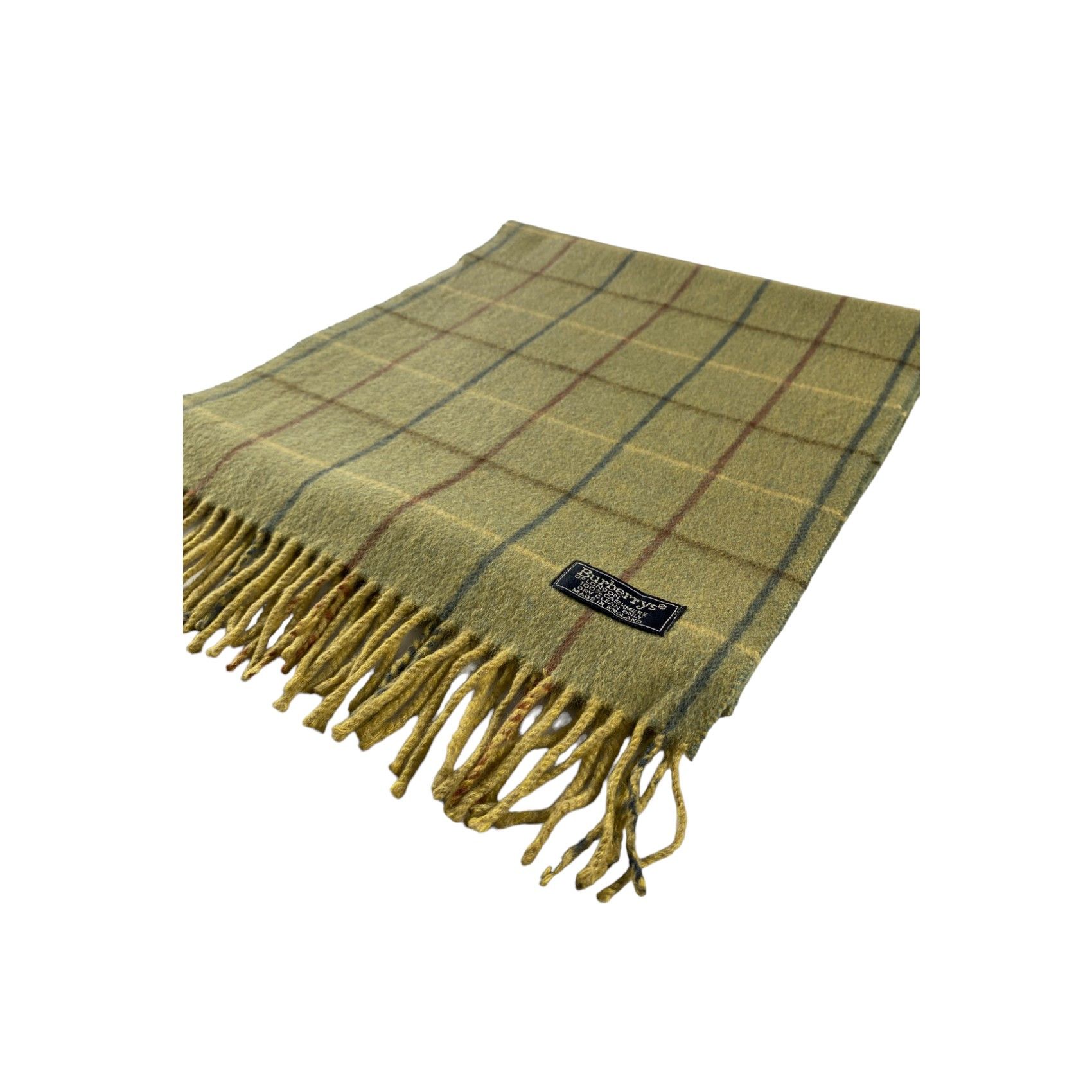 Burberry × Vintage Burberry Scarf / Muffler / Neckwear - WW1472 Size ONE SIZE - 3 Thumbnail
