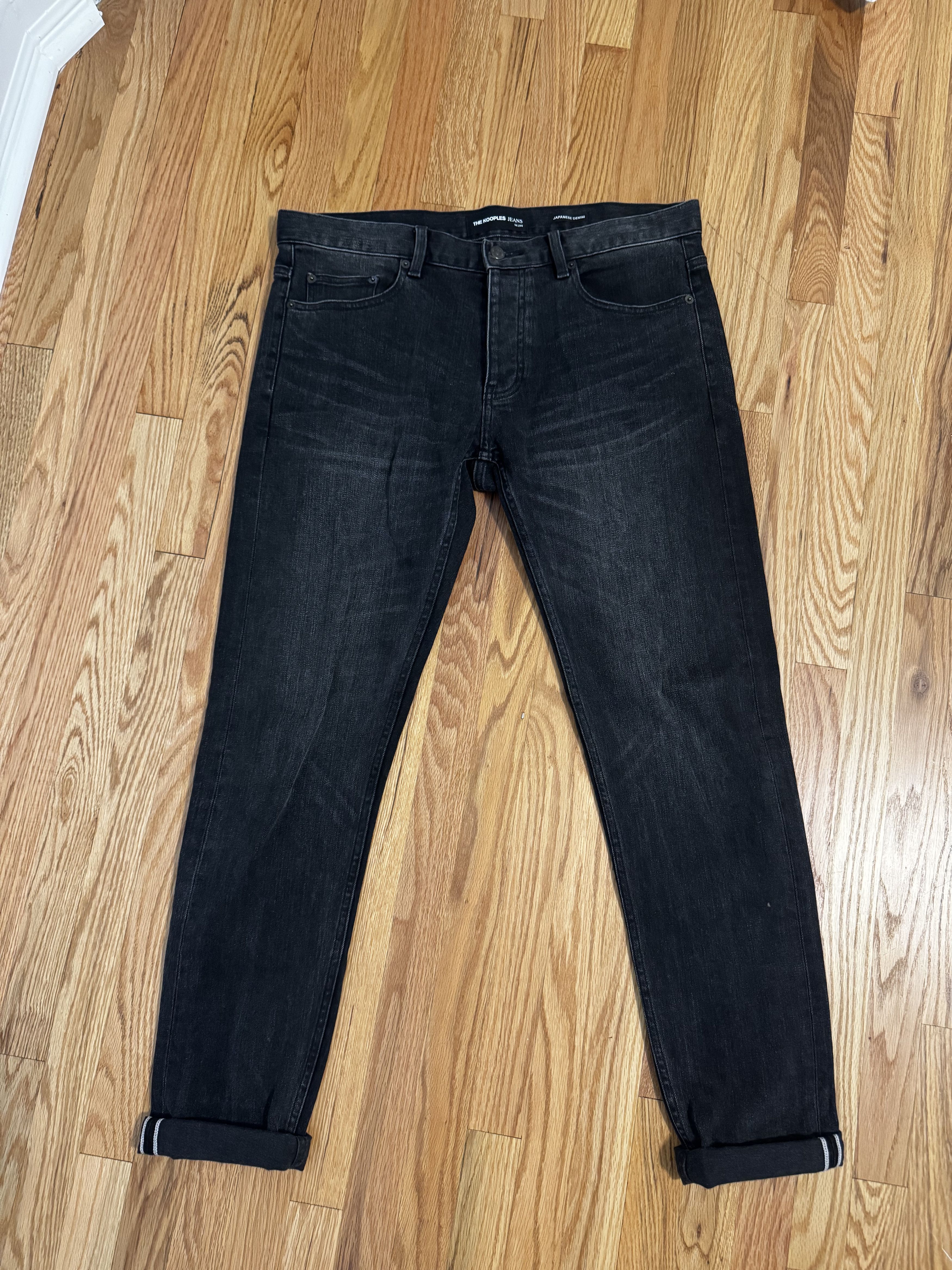 The Kooples Kooples Mens Jeans - Slim Fit Black Wash Size US 32 / EU 48 - 1 Thumbnail