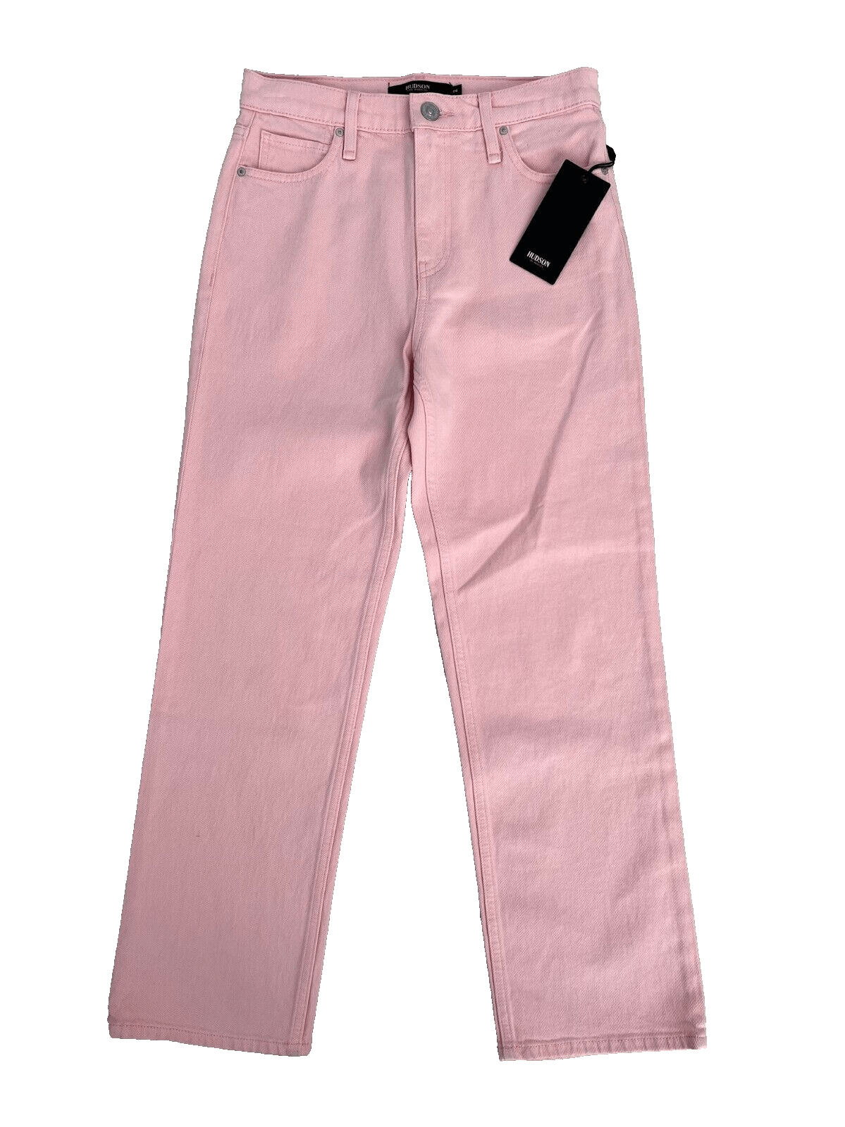 Hudson Hudson Remi Straight Cropped Jeans Soft Pink ( 26 ) Size 26" / US 2 / IT 38 - 4 Thumbnail