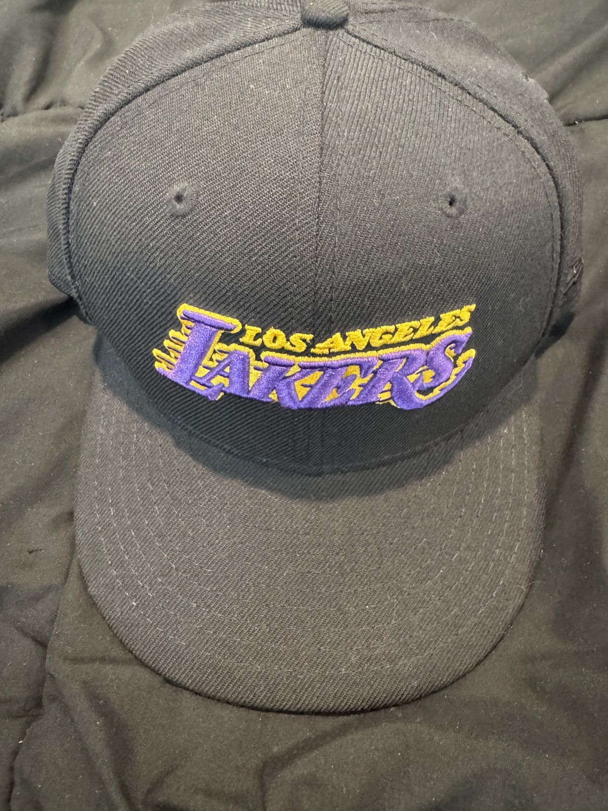 New Era Black Lakers SnapBack Size ONE SIZE - 1 Thumbnail